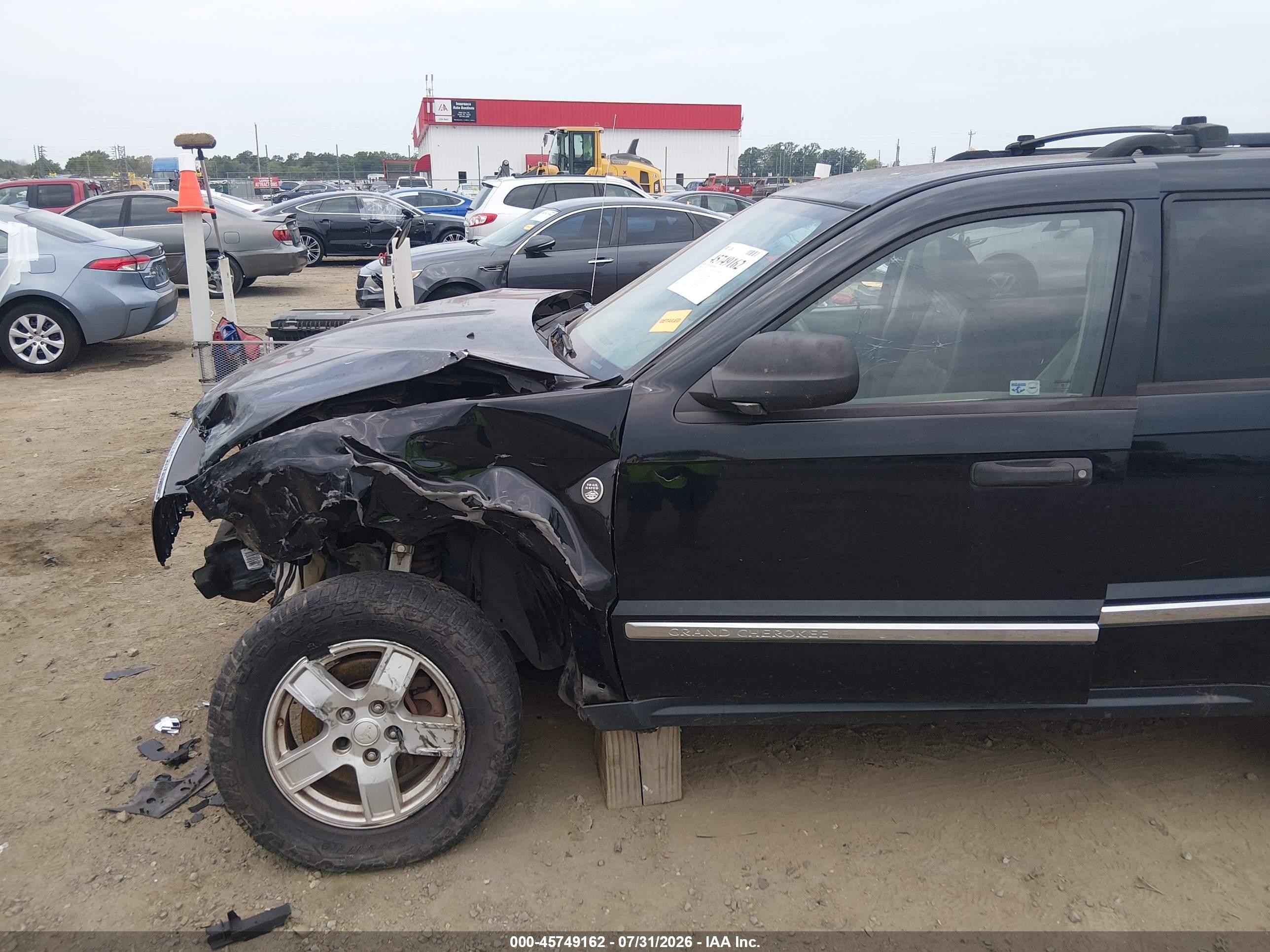2006 Jeep Grand Cherokee Laredo Black vin: 1J4GR48K06C184049