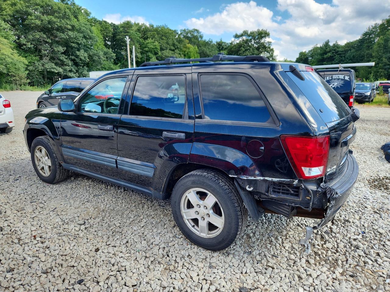 2006 Jeep Grand Cherokee Laredo Черный vin: 1J4GR48K06C287567