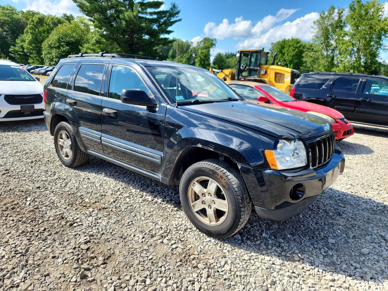 2006 Jeep Grand Cherokee Laredo Черный vin: 1J4GR48K06C287567