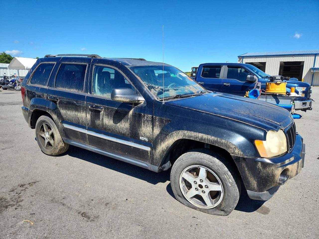 2006 Jeep Grand Cherokee Laredo Черный vin: 1J4GR48K06C294891