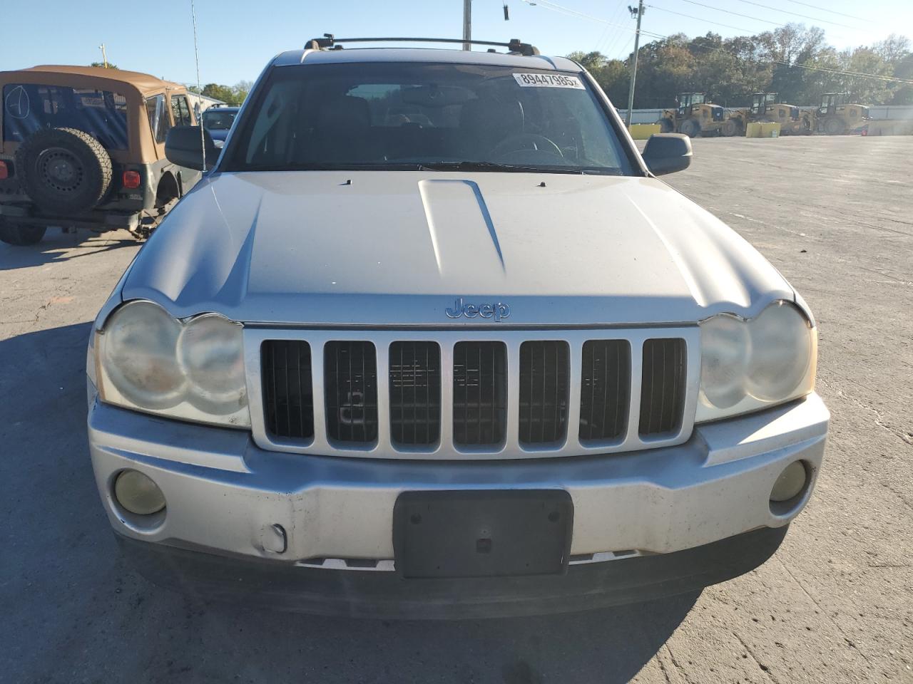 2006 Jeep Grand Cherokee Laredo Silver vin: 1J4GR48K26C142773