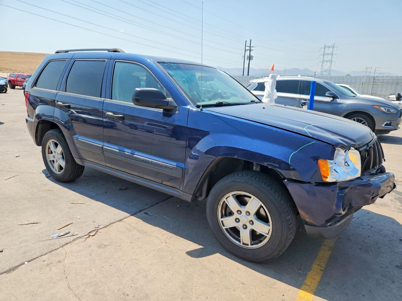 2005 Jeep Grand Cherokee Laredo Синий vin: 1J4GR48K45C689283