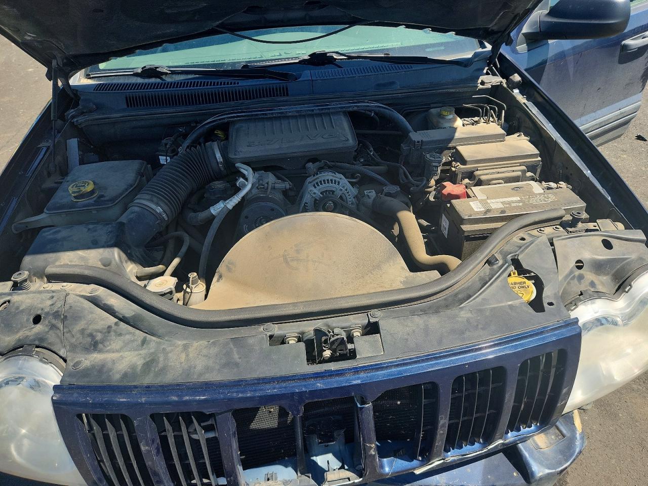 2005 Jeep Grand Cherokee Laredo Blue vin: 1J4GR48K45C711248