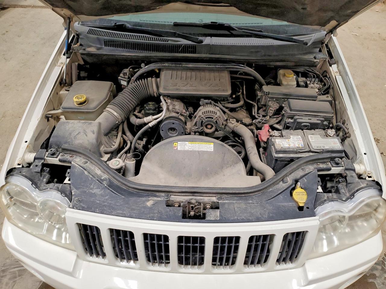 2006 Jeep Grand Cherokee Laredo White vin: 1J4GR48K46C121696
