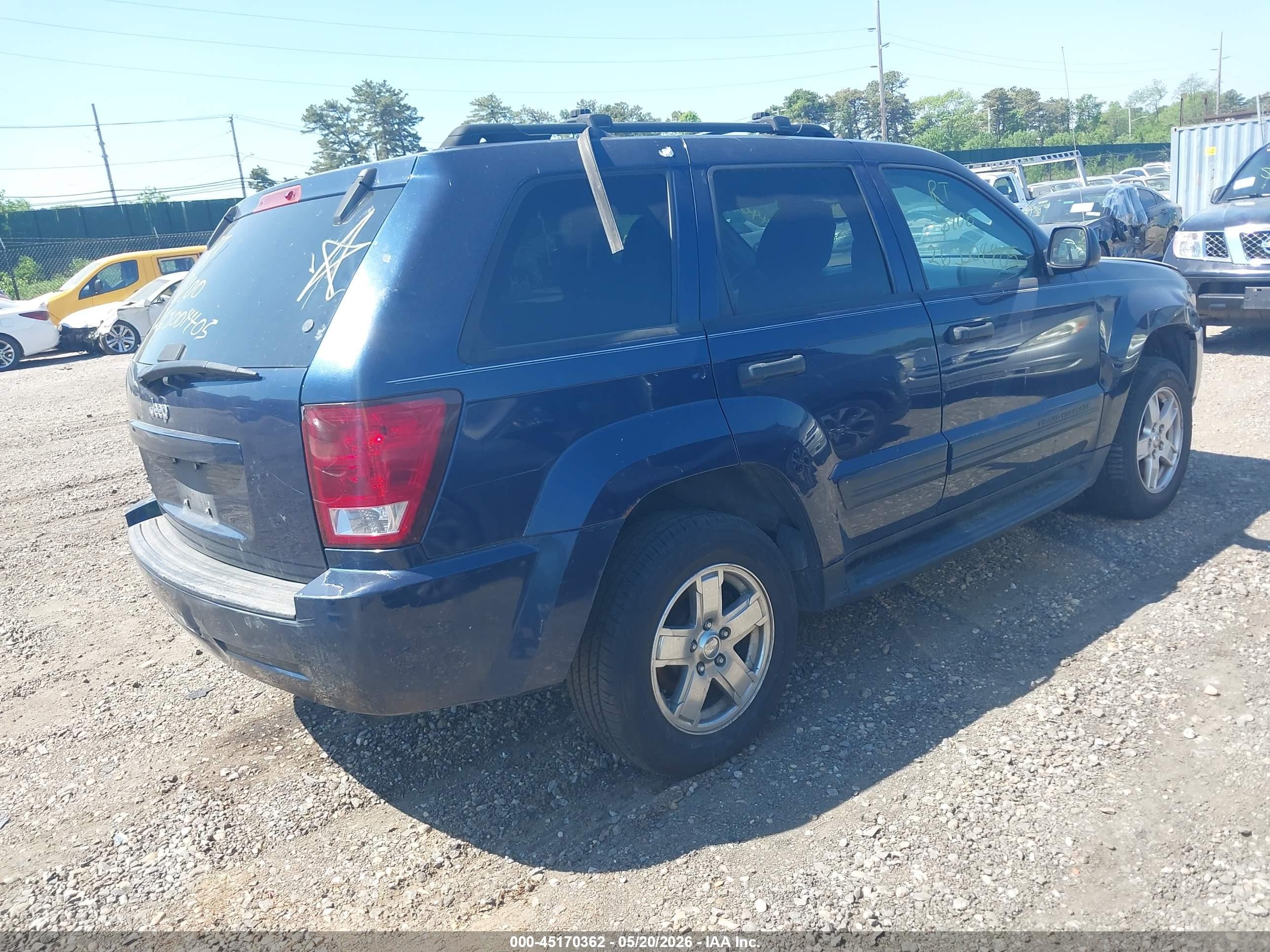 2006 Jeep Grand Cherokee Laredo Blue vin: 1J4GR48K56C201346