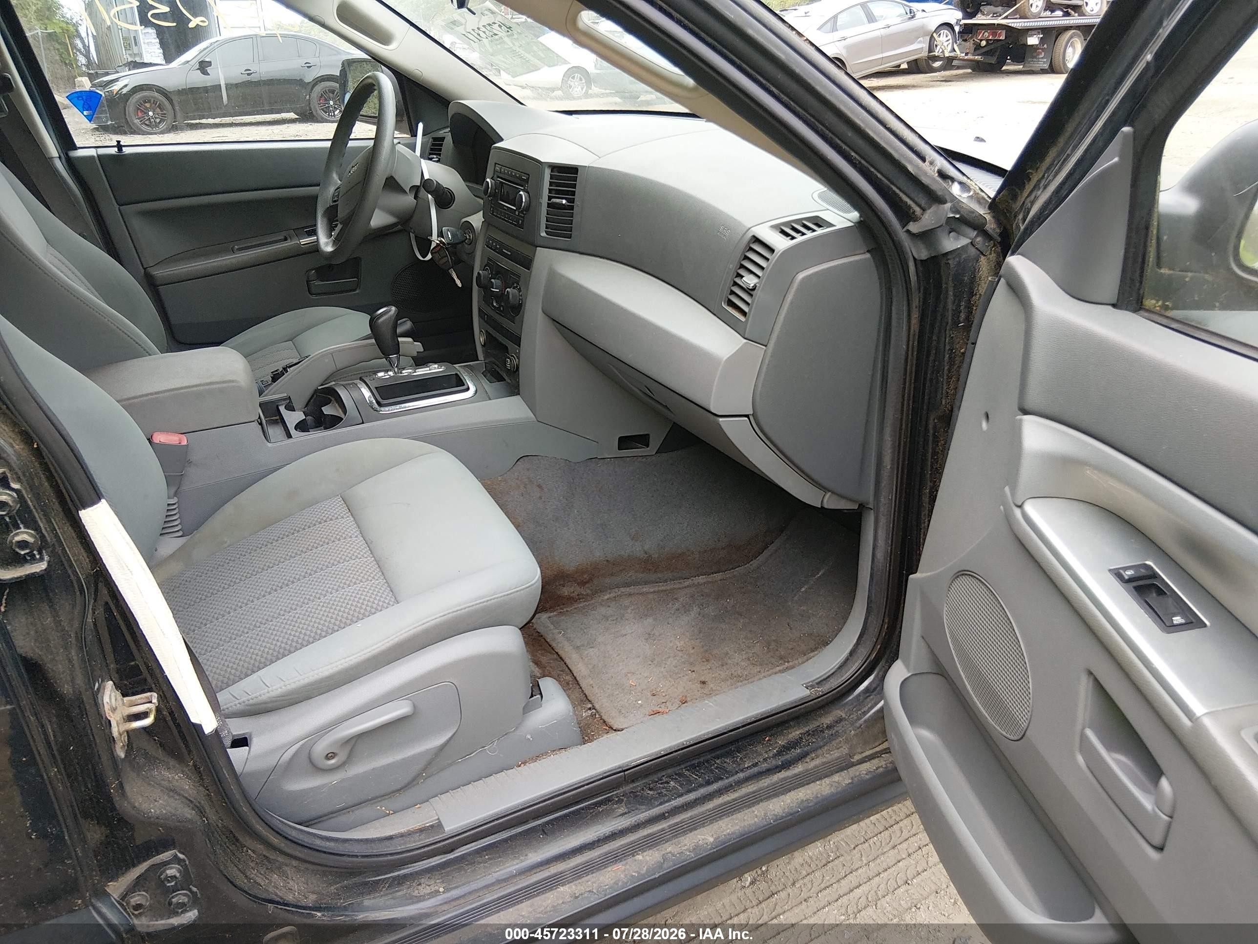 2006 Jeep Grand Cherokee Laredo Black vin: 1J4GR48K66C283720