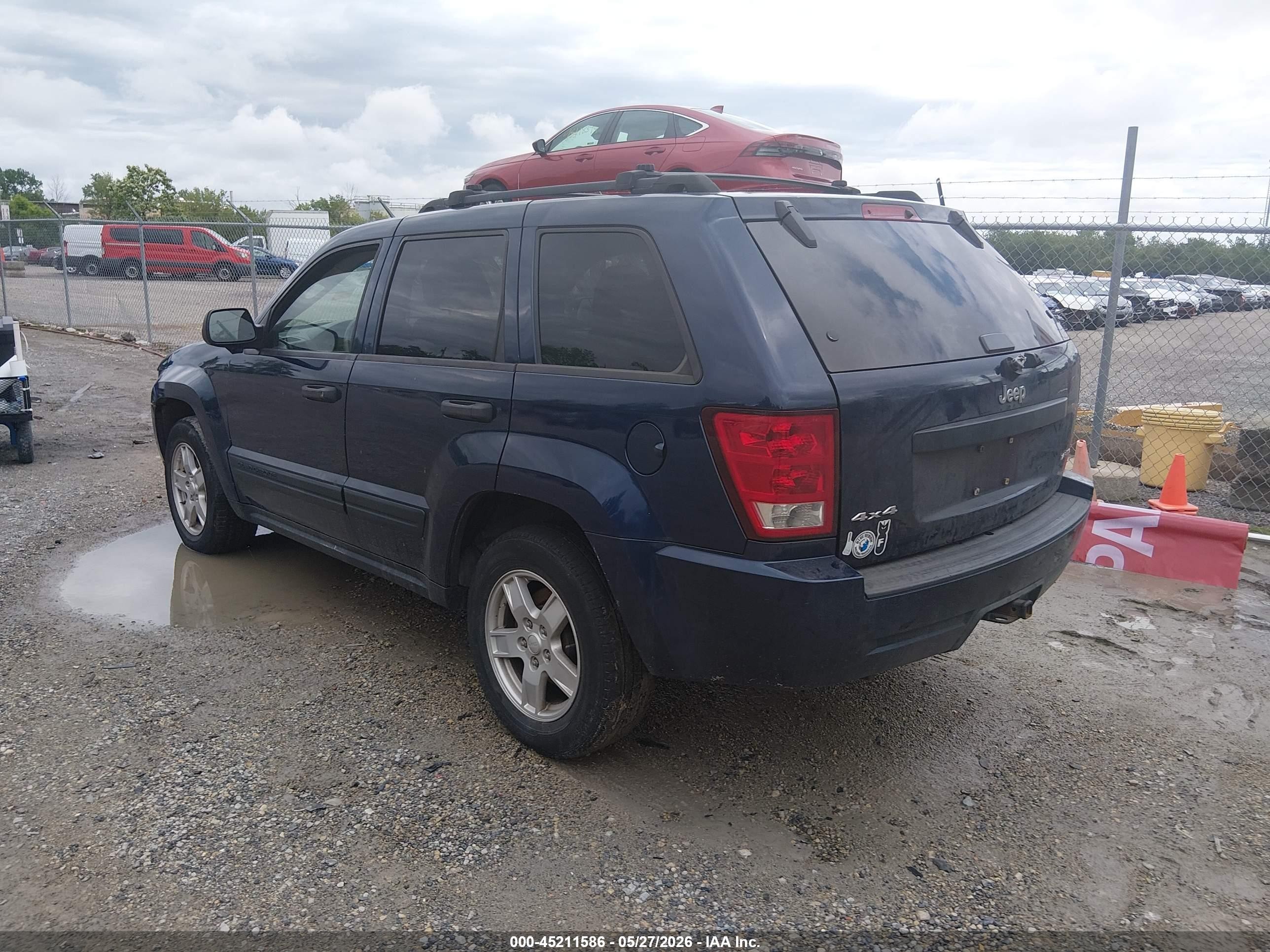 2005 Jeep Grand Cherokee Laredo Blue vin: 1J4GR48K75C509004