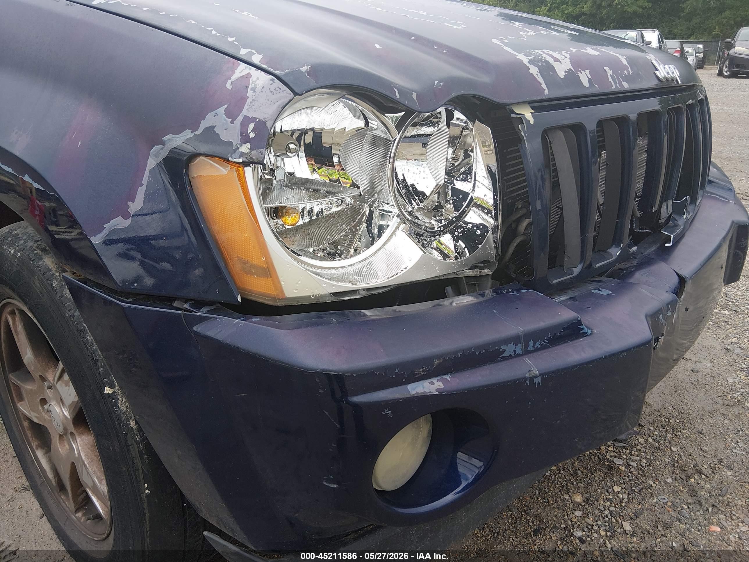 2005 Jeep Grand Cherokee Laredo Blue vin: 1J4GR48K75C509004