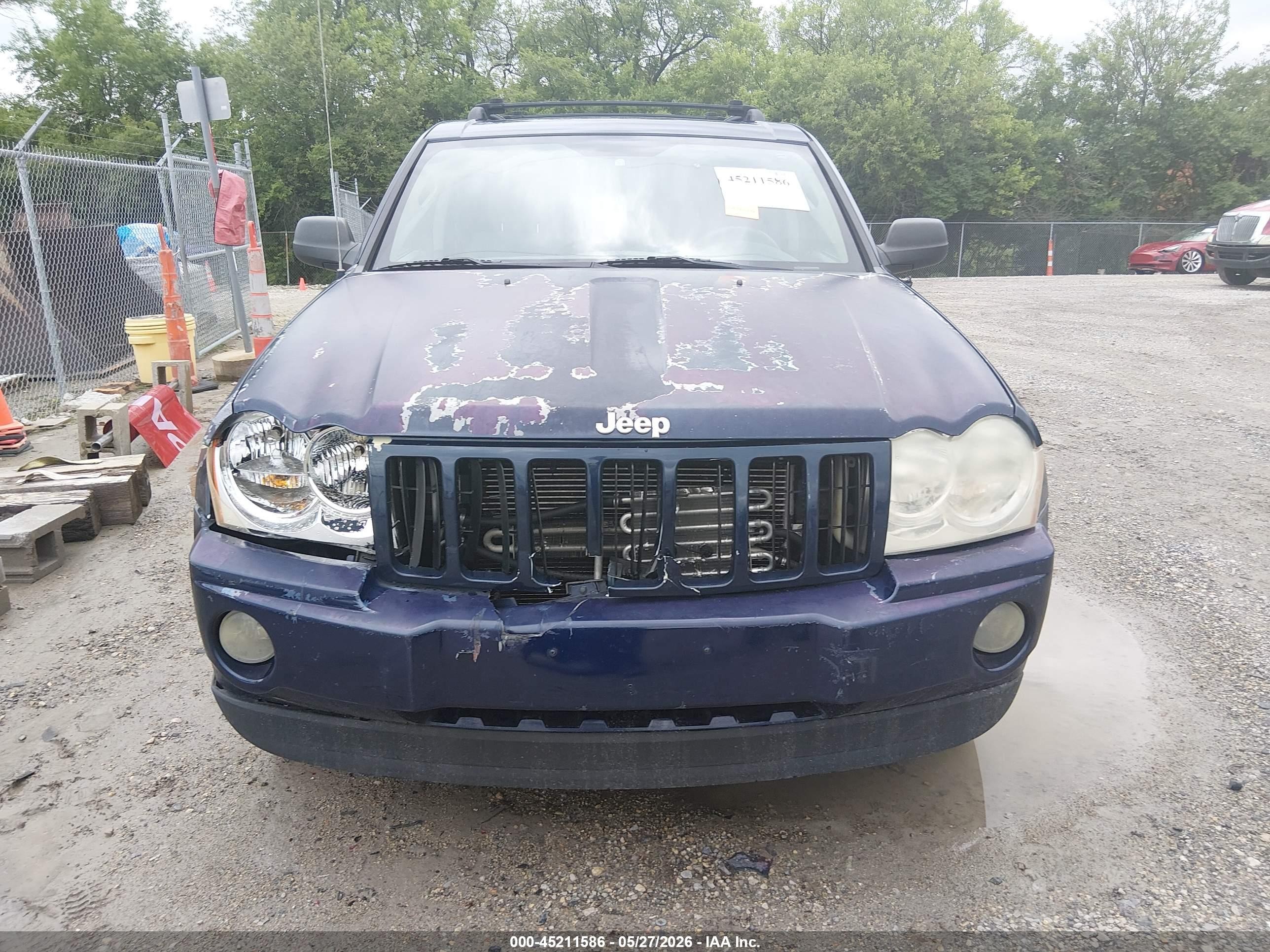 2005 Jeep Grand Cherokee Laredo Blue vin: 1J4GR48K75C509004