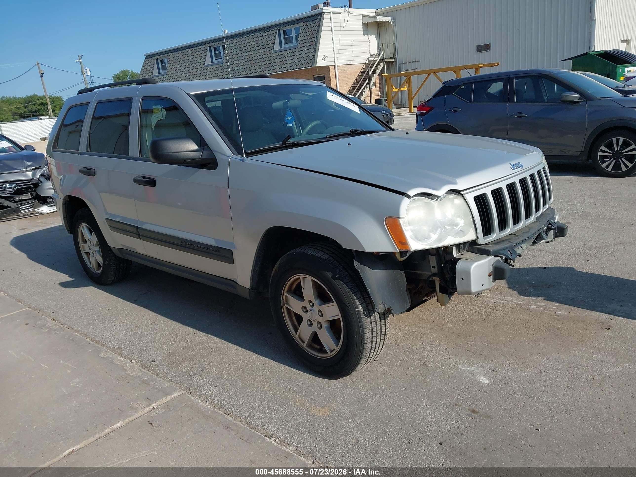 2006 Jeep Grand Cherokee Laredo Серебряный vin: 1J4GR48K76C255926