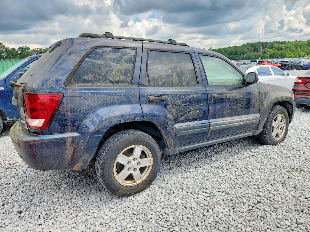 2005 Jeep Grand Cherokee Laredo Синий vin: 1J4GR48K95C618046