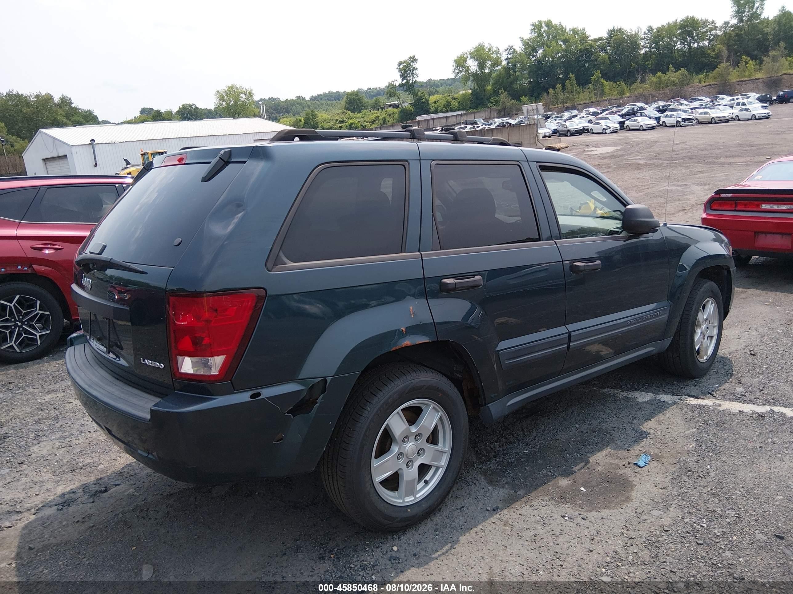 2005 Jeep Grand Cherokee Laredo Gray vin: 1J4GR48K95C653427