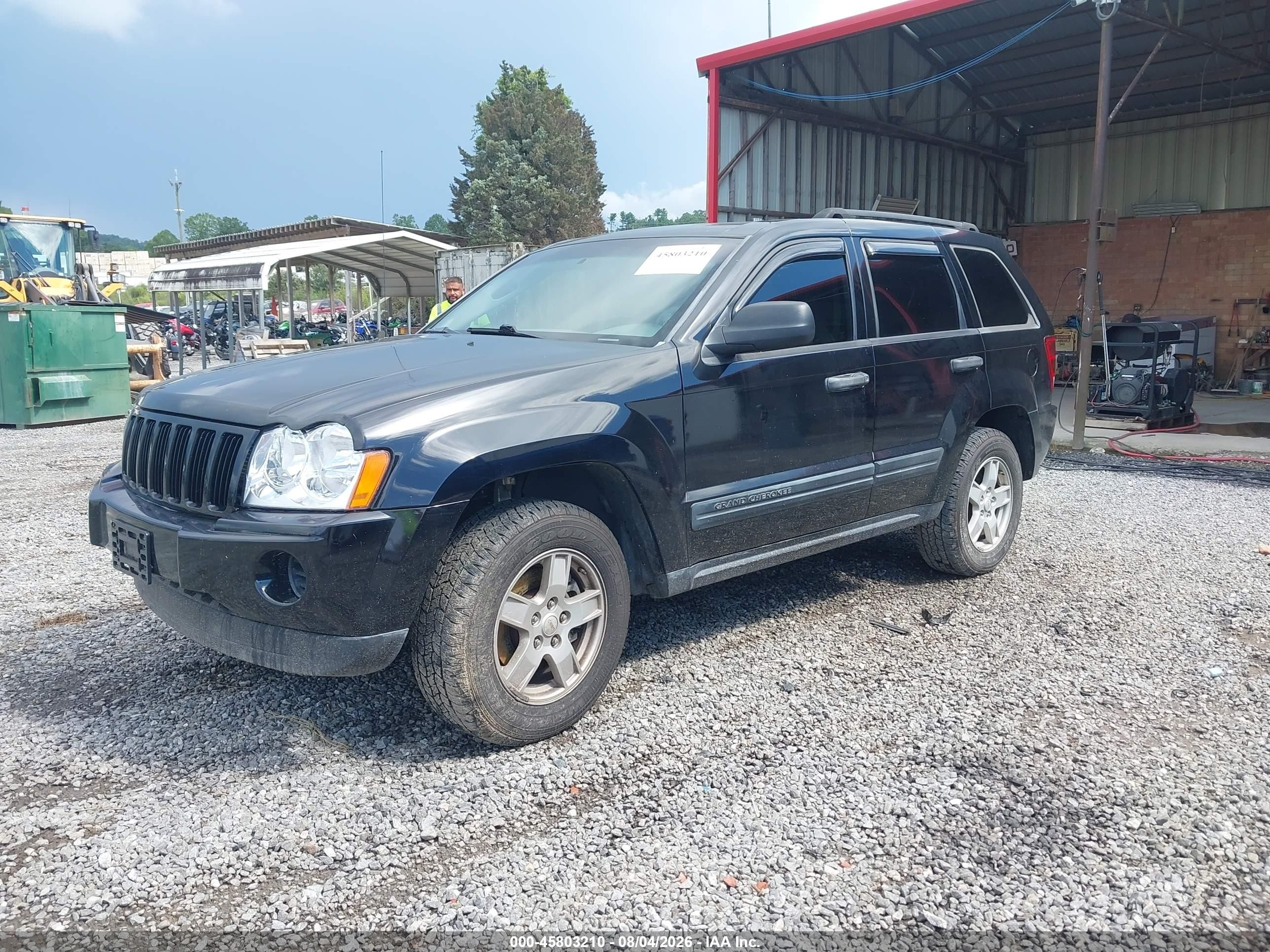 2006 Jeep Grand Cherokee Laredo Черный vin: 1J4GR48K96C154225