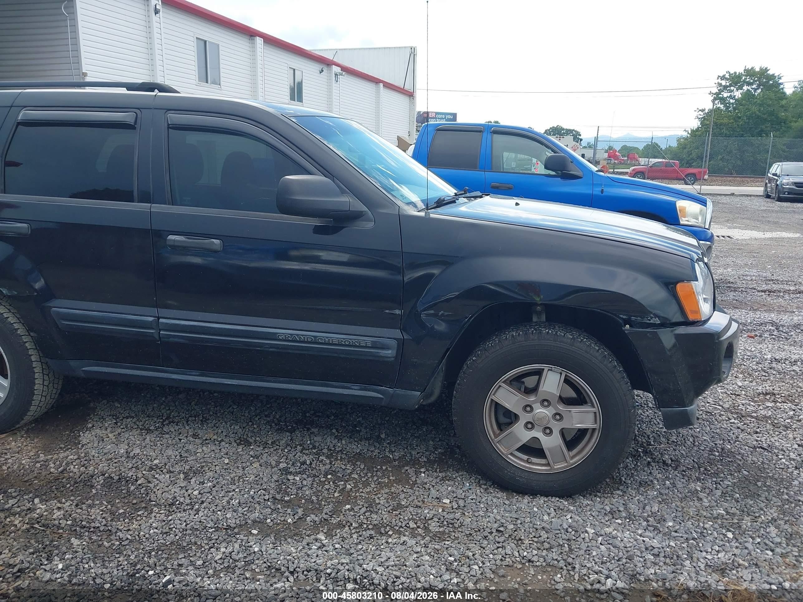 2006 Jeep Grand Cherokee Laredo Черный vin: 1J4GR48K96C154225