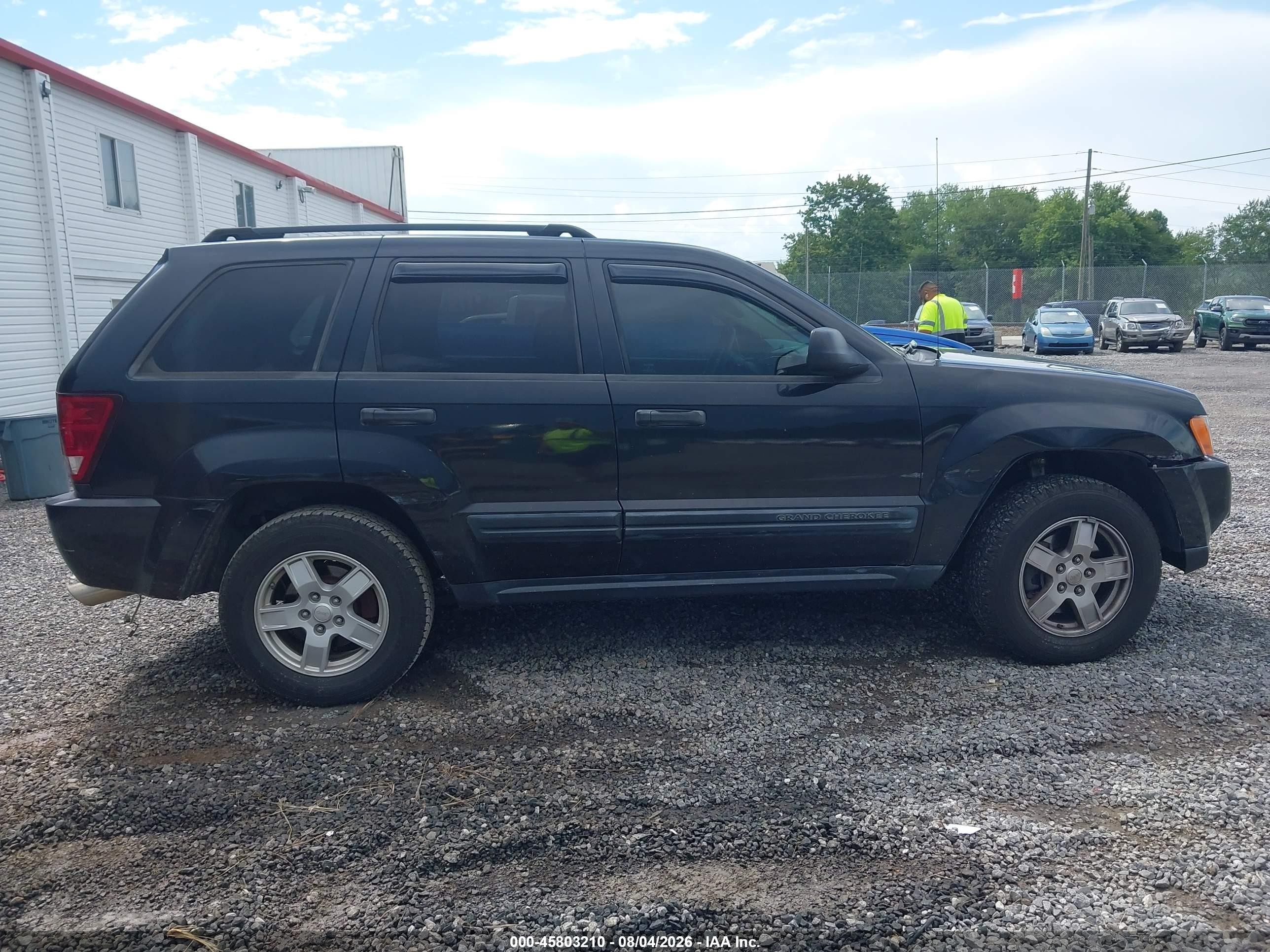 2006 Jeep Grand Cherokee Laredo Черный vin: 1J4GR48K96C154225
