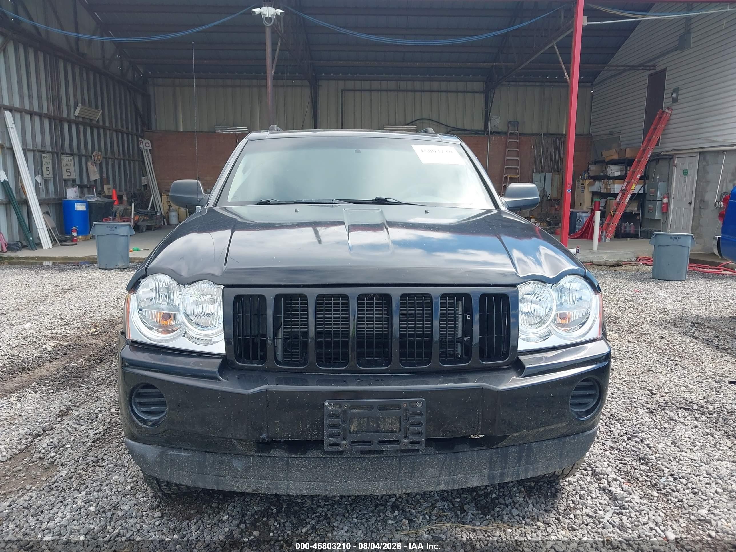 2006 Jeep Grand Cherokee Laredo Черный vin: 1J4GR48K96C154225