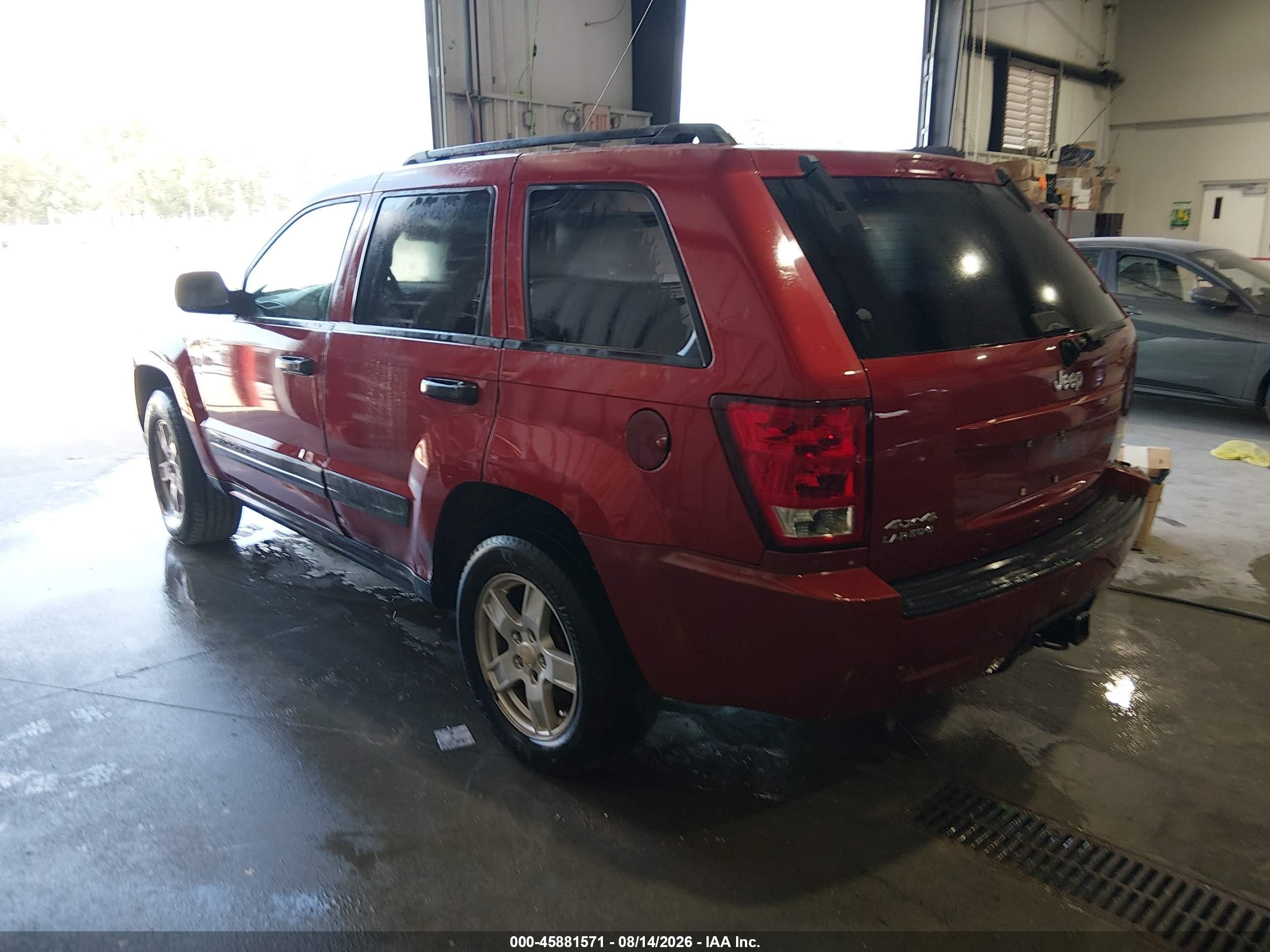 2006 Jeep Grand Cherokee Laredo Red vin: 1J4GR48K96C311641