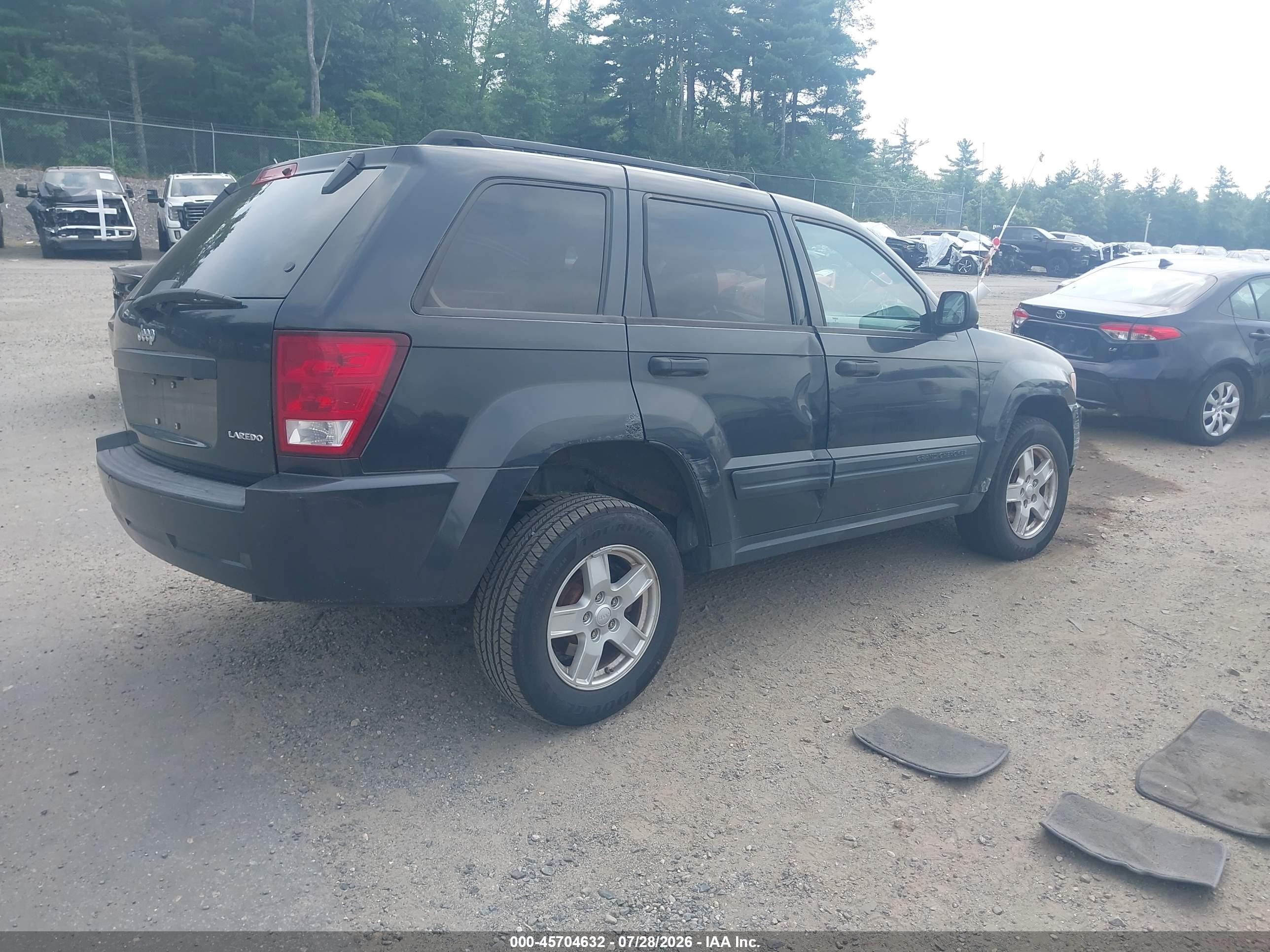 2005 Jeep Grand Cherokee Laredo Gray vin: 1J4GR48KX5C501673