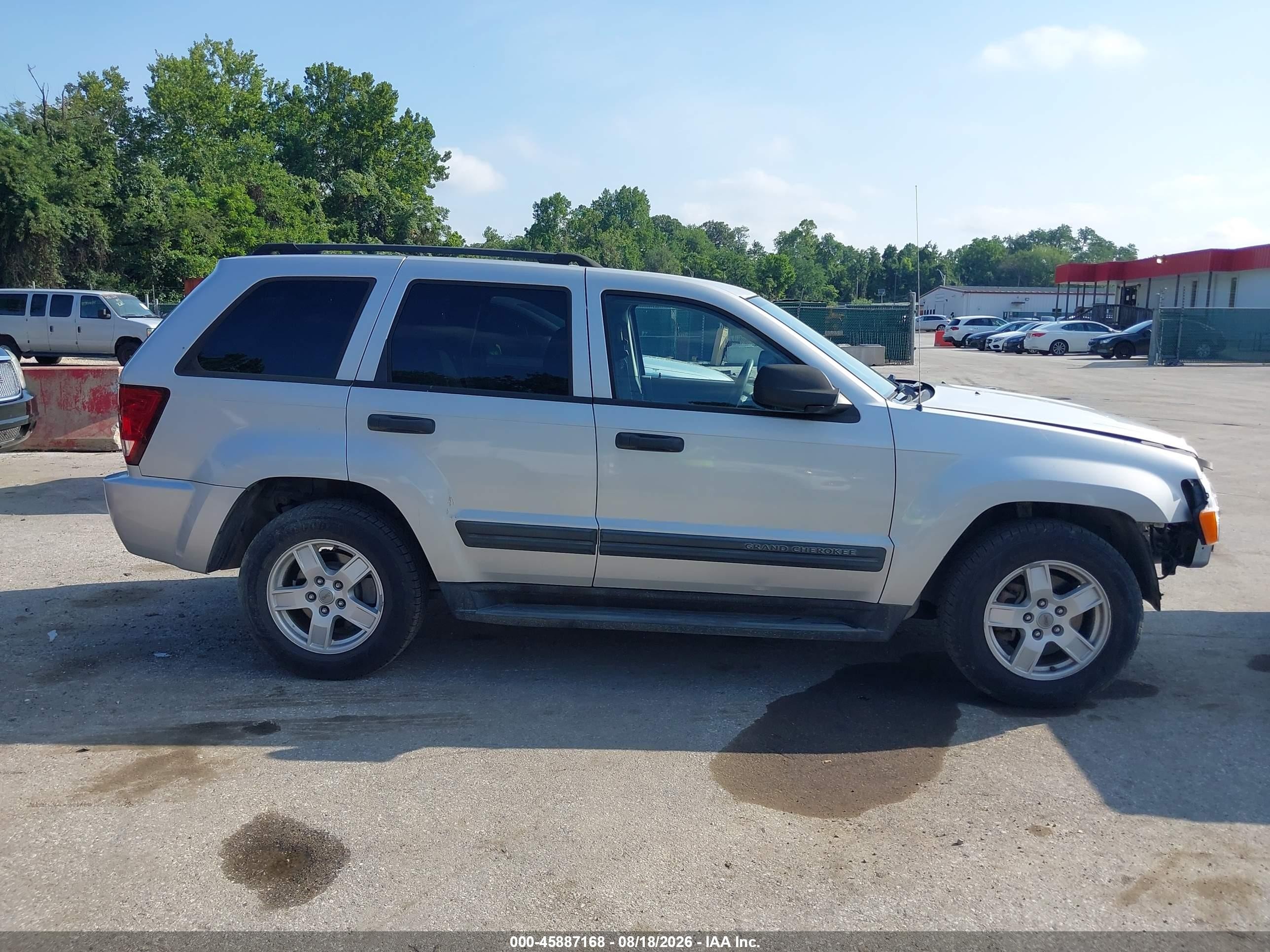 2005 Jeep Grand Cherokee Laredo/columbia/freedom Silver vin: 1J4GR48KX5C551196
