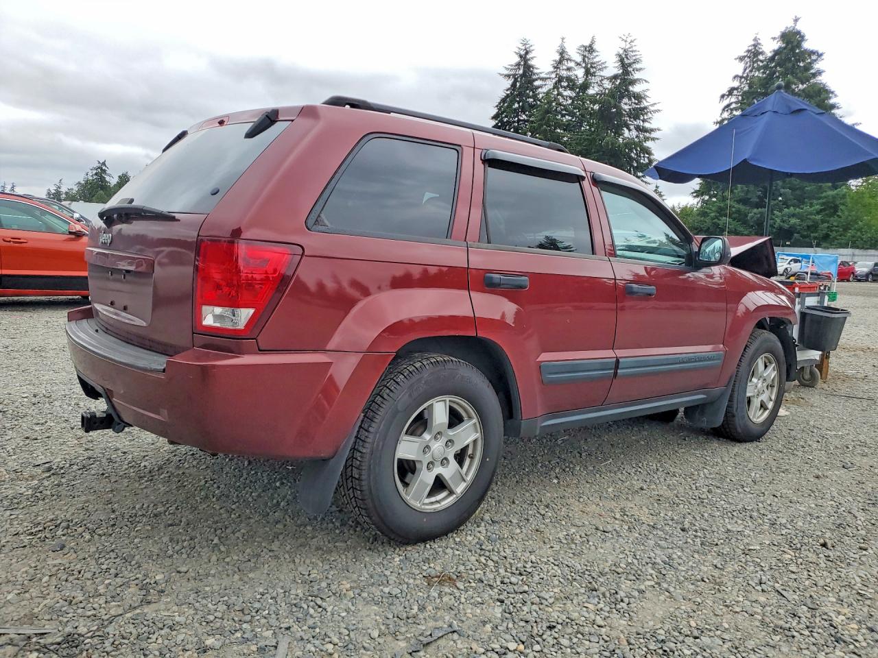 2006 Jeep Grand Cherokee Laredo Burgundy vin: 1J4GS48K06C368685