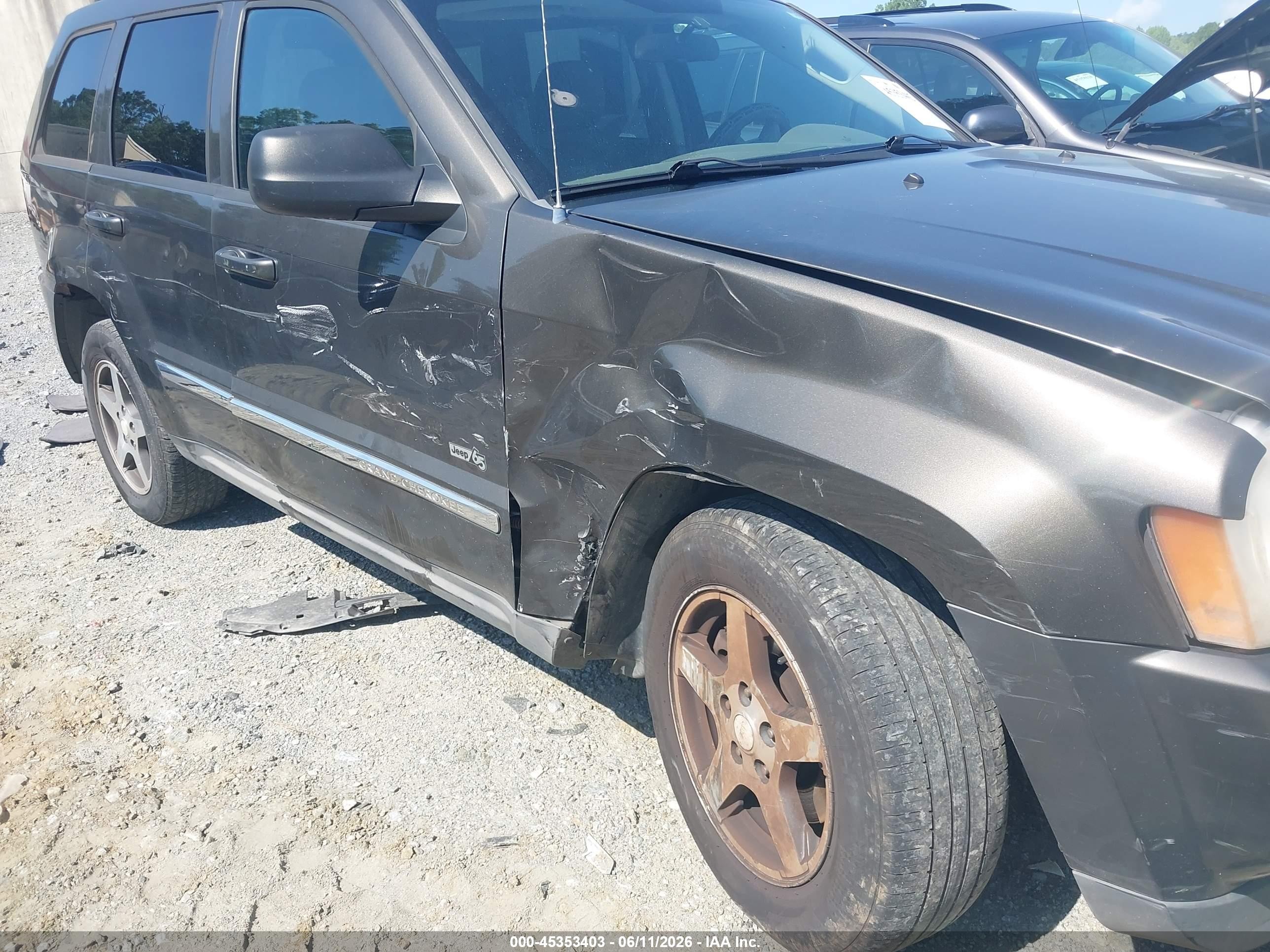 2006 Jeep Grand Cherokee Laredo Gray vin: 1J4GS48K16C351832