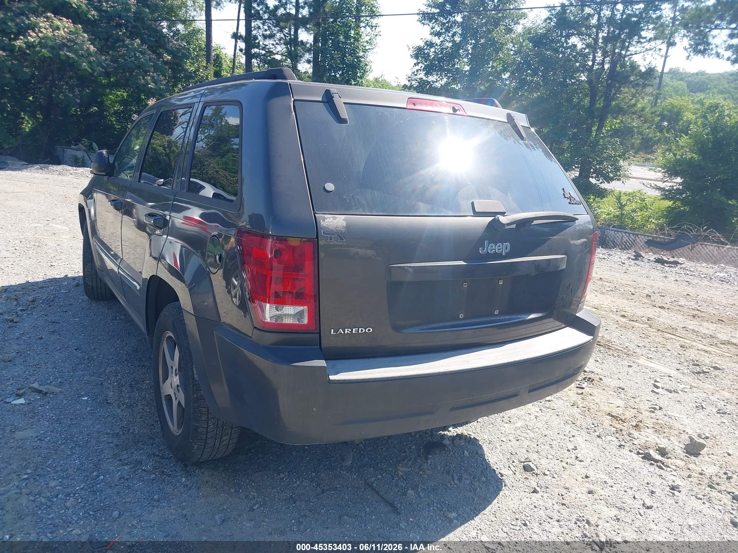 2006 Jeep Grand Cherokee Laredo Gray vin: 1J4GS48K16C351832