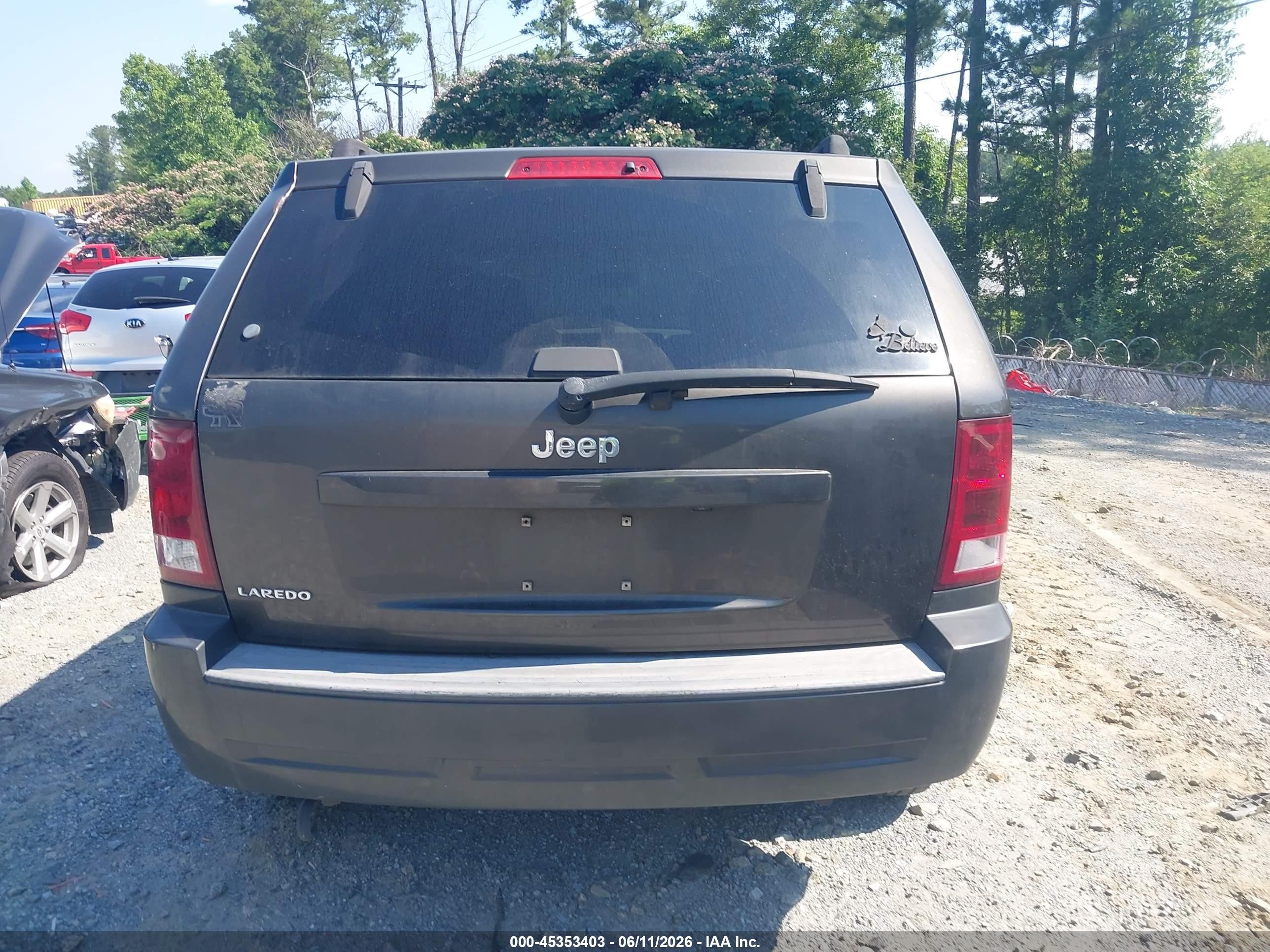 2006 Jeep Grand Cherokee Laredo Gray vin: 1J4GS48K16C351832