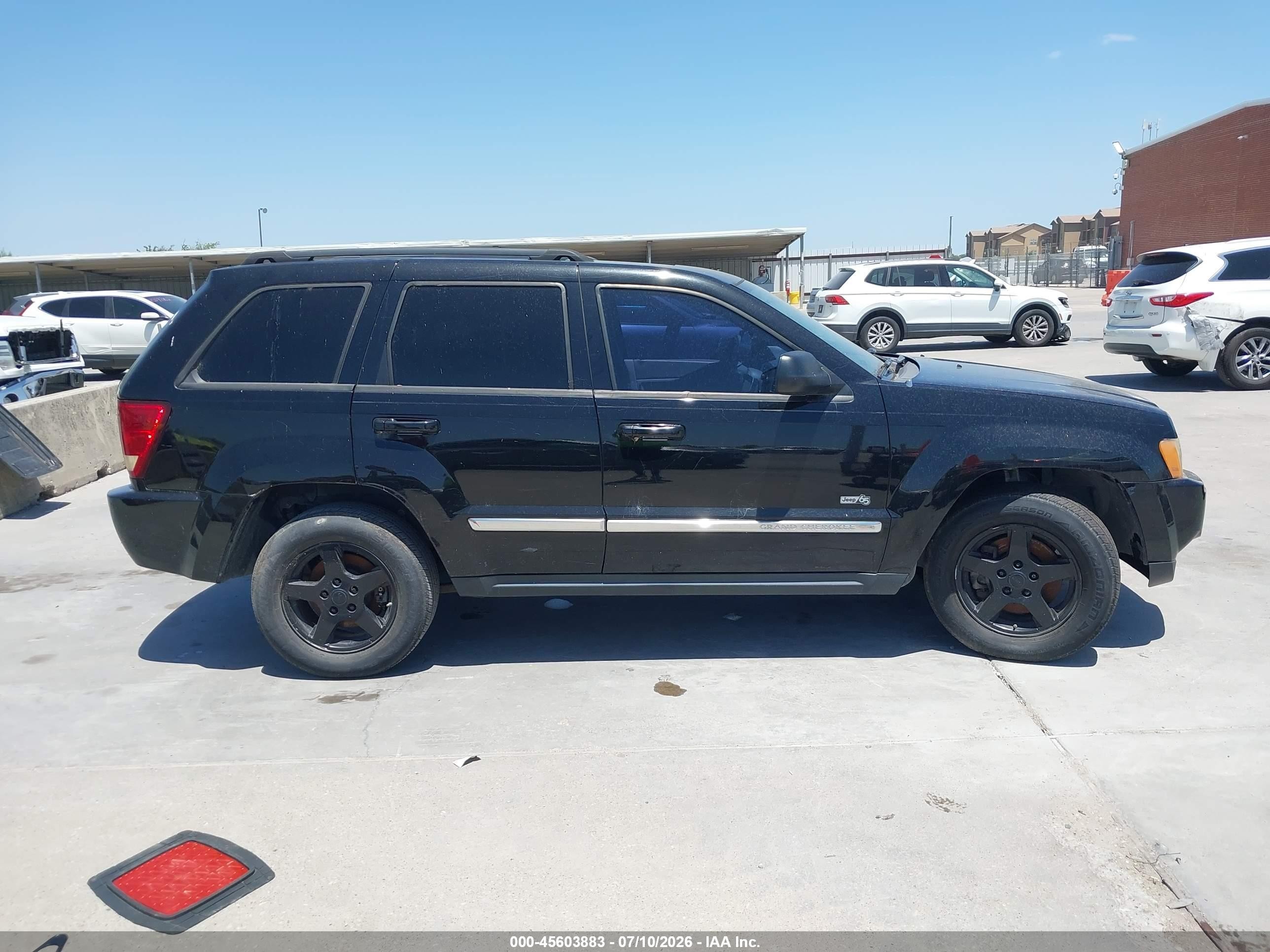 2006 Jeep Grand Cherokee Laredo Черный vin: 1J4GS48K26C348471