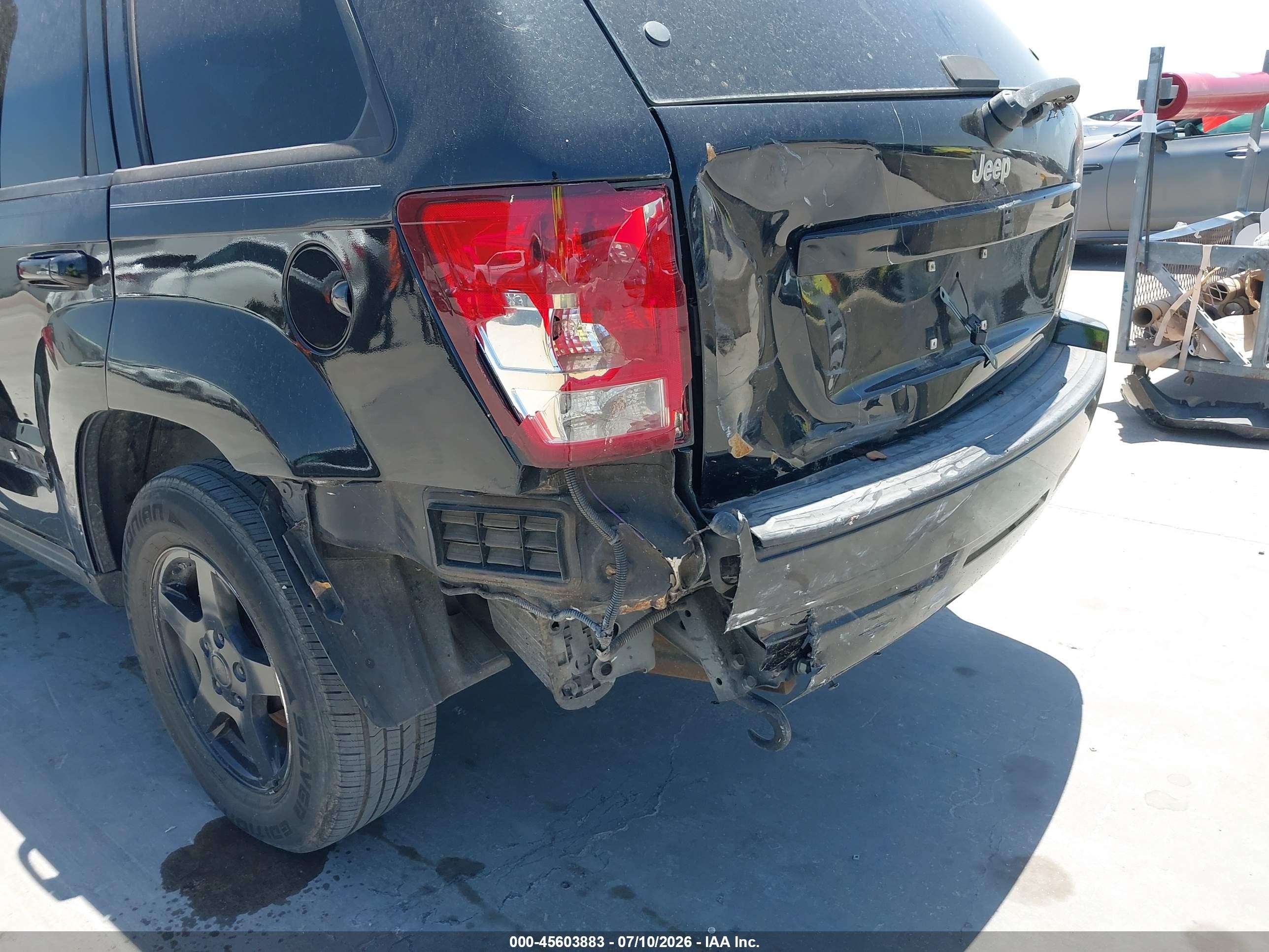 2006 Jeep Grand Cherokee Laredo Черный vin: 1J4GS48K26C348471