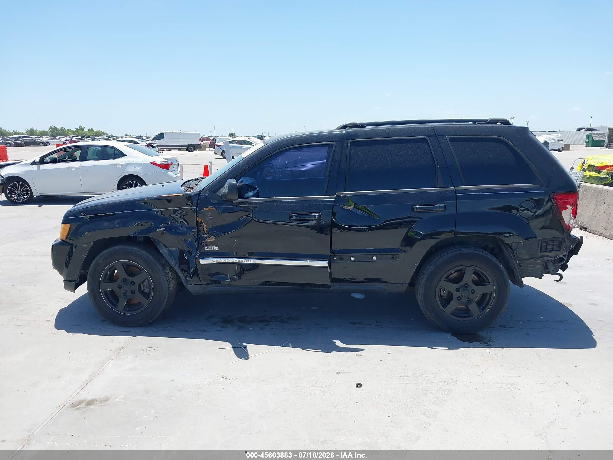 2006 Jeep Grand Cherokee Laredo Черный vin: 1J4GS48K26C348471