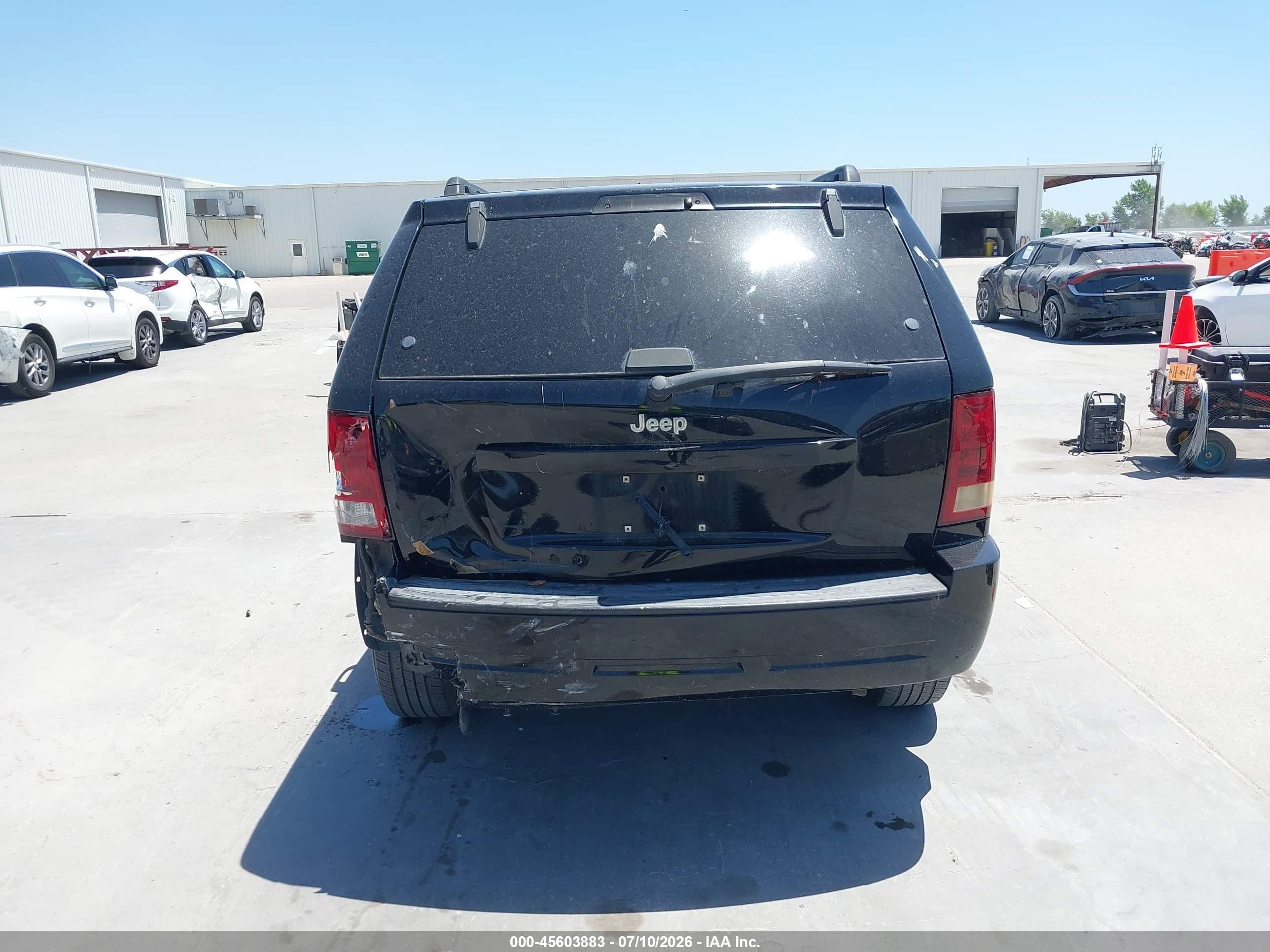 2006 Jeep Grand Cherokee Laredo Черный vin: 1J4GS48K26C348471