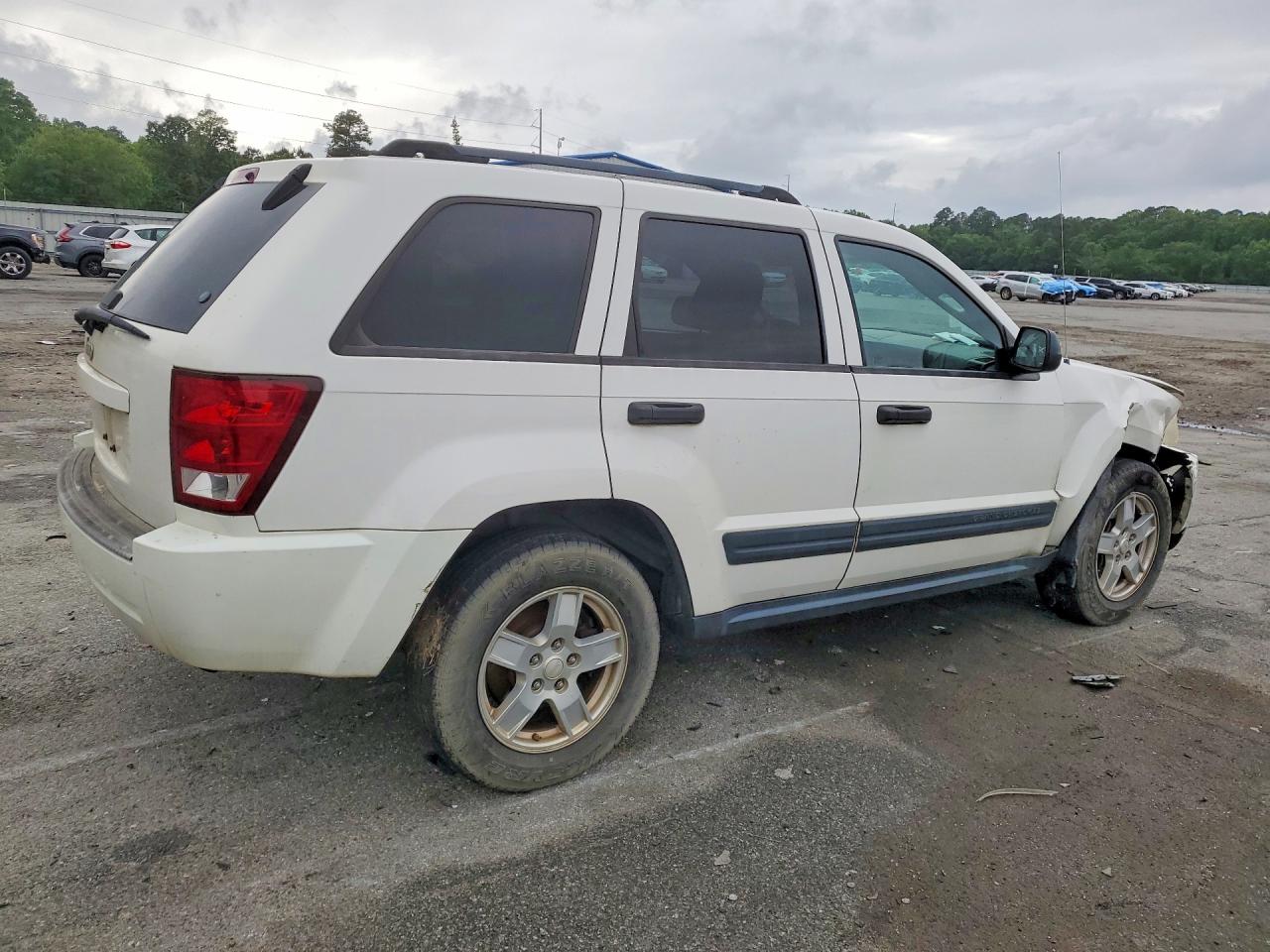 2006 Jeep Grand Cherokee Laredo White vin: 1J4GS48K36C241817