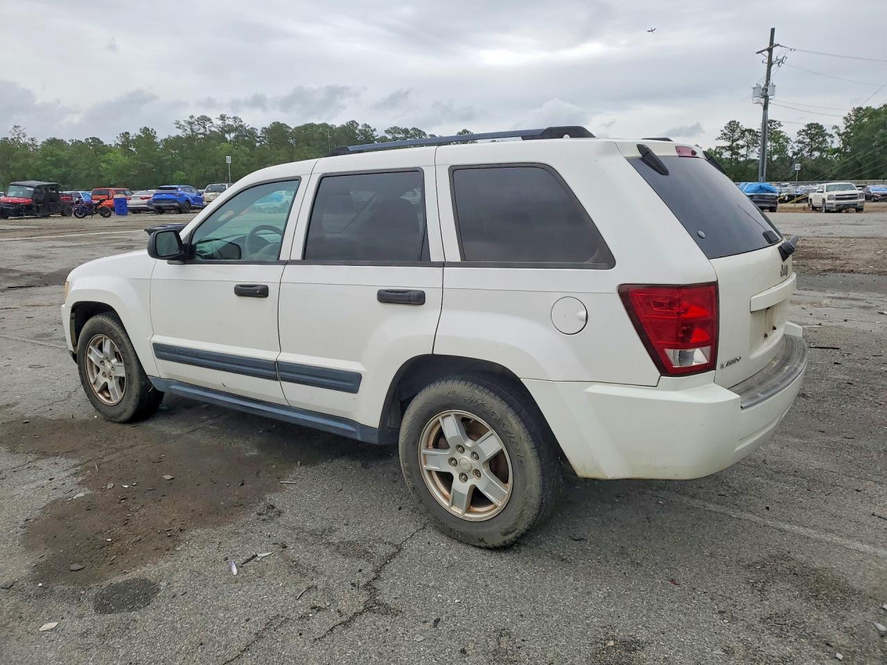 2006 Jeep Grand Cherokee Laredo White vin: 1J4GS48K36C241817