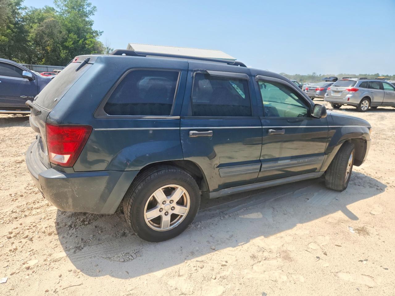 2005 Jeep Grand Cherokee Laredo Green vin: 1J4GS48K45C666879