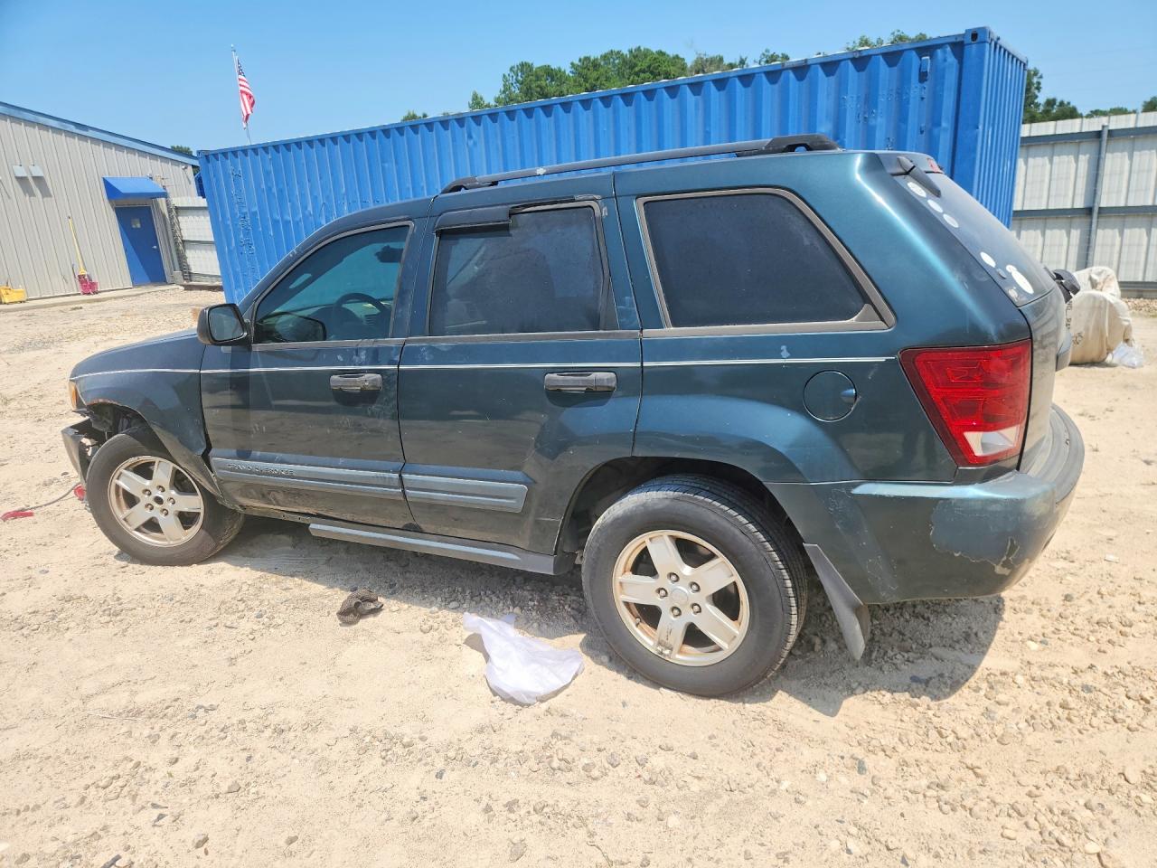2005 Jeep Grand Cherokee Laredo Green vin: 1J4GS48K45C666879