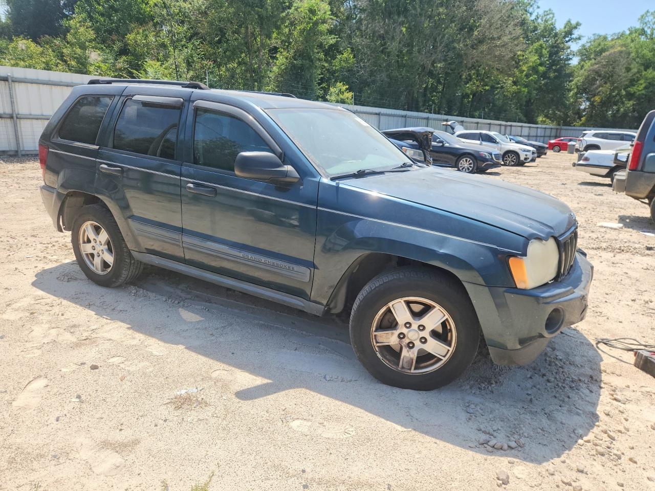 2005 Jeep Grand Cherokee Laredo Green vin: 1J4GS48K45C666879