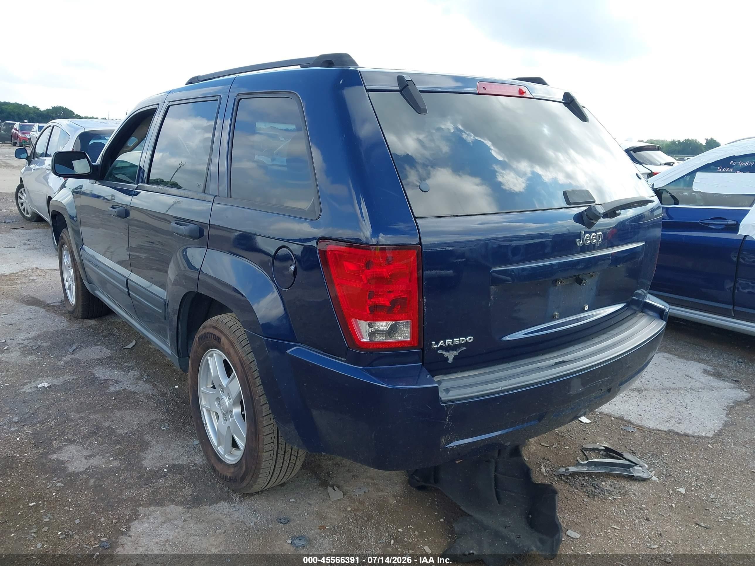 2006 Jeep Grand Cherokee Laredo Blue vin: 1J4GS48K46C187850