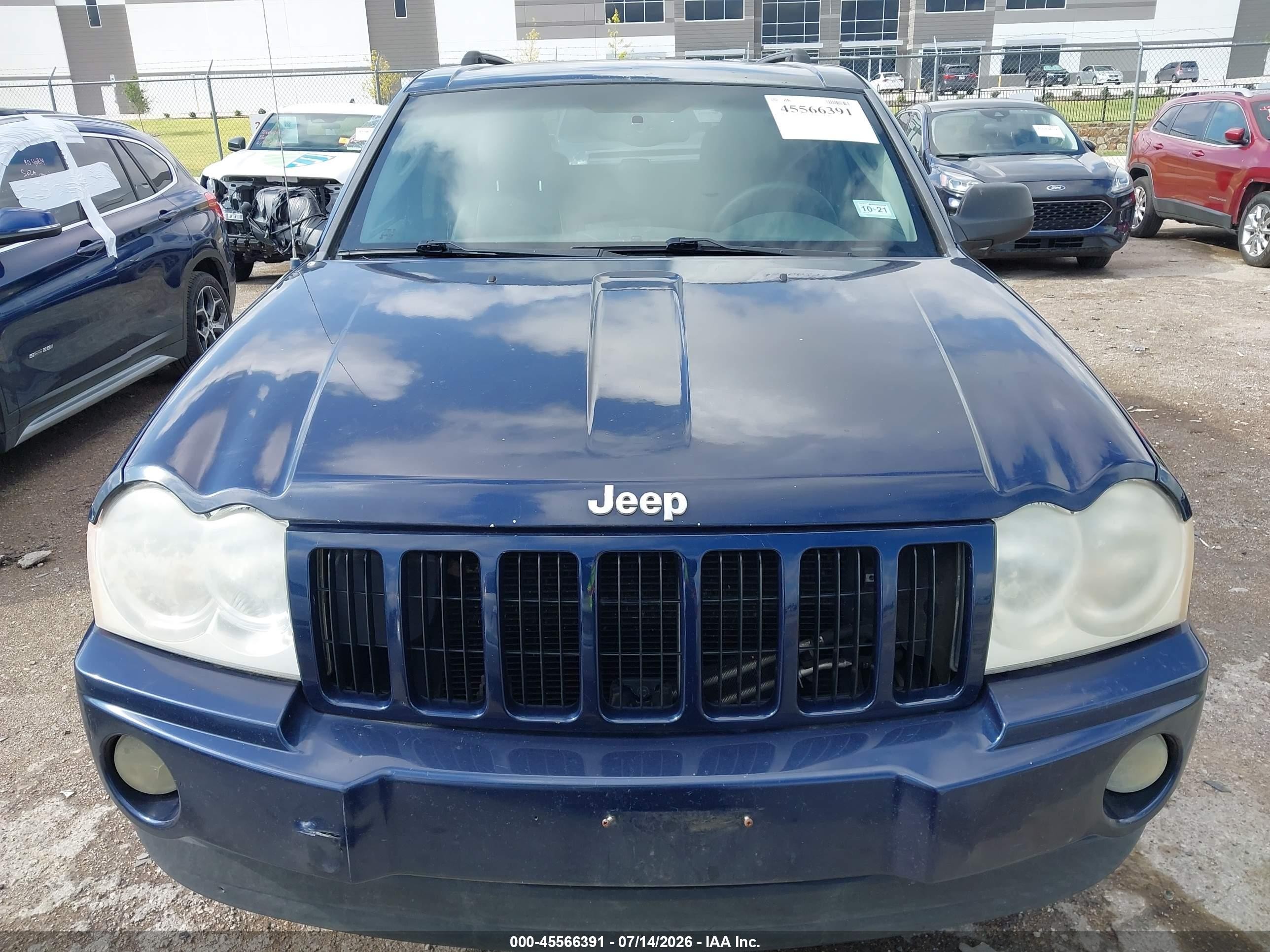 2006 Jeep Grand Cherokee Laredo Blue vin: 1J4GS48K46C187850