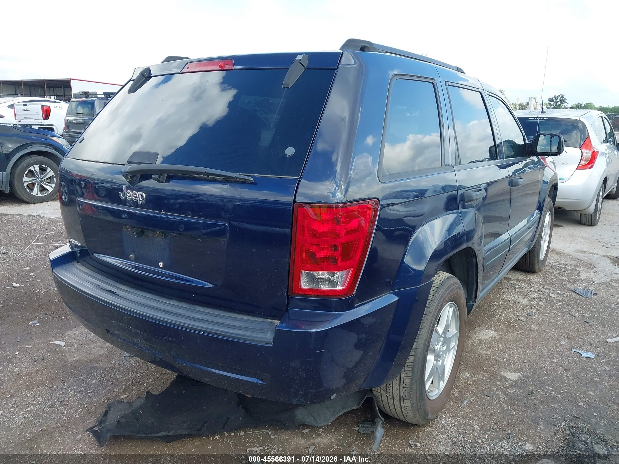 2006 Jeep Grand Cherokee Laredo Blue vin: 1J4GS48K46C187850