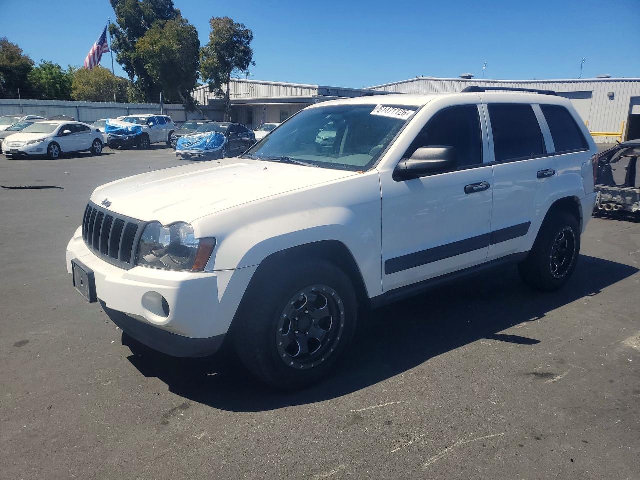 2006 Jeep Grand Cherokee Laredo White vin: 1J4GS48K46C291061