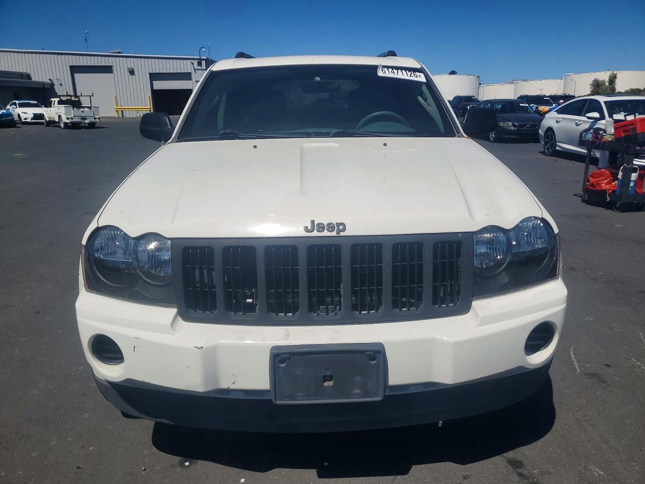 2006 Jeep Grand Cherokee Laredo White vin: 1J4GS48K46C291061