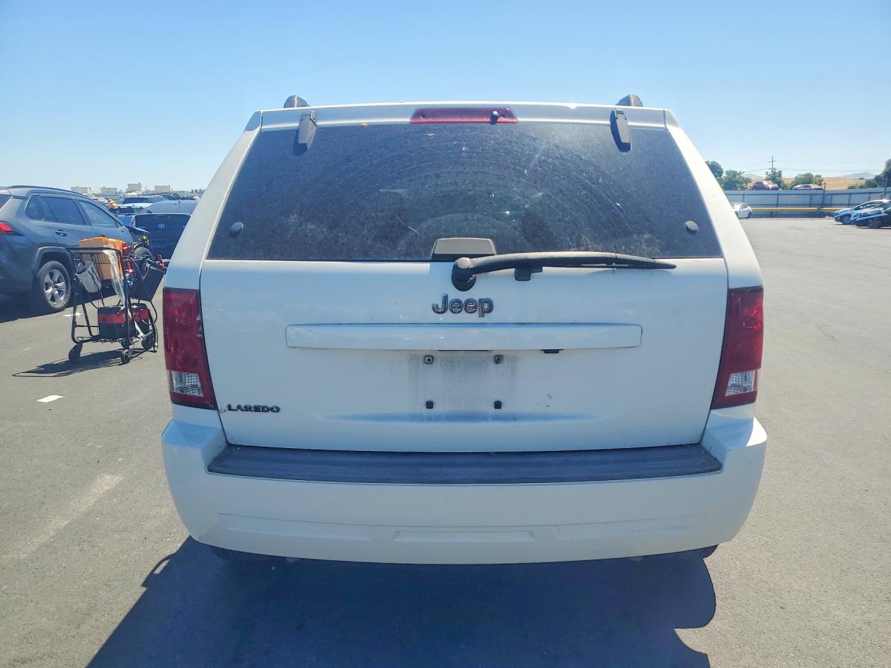 2006 Jeep Grand Cherokee Laredo White vin: 1J4GS48K46C291061