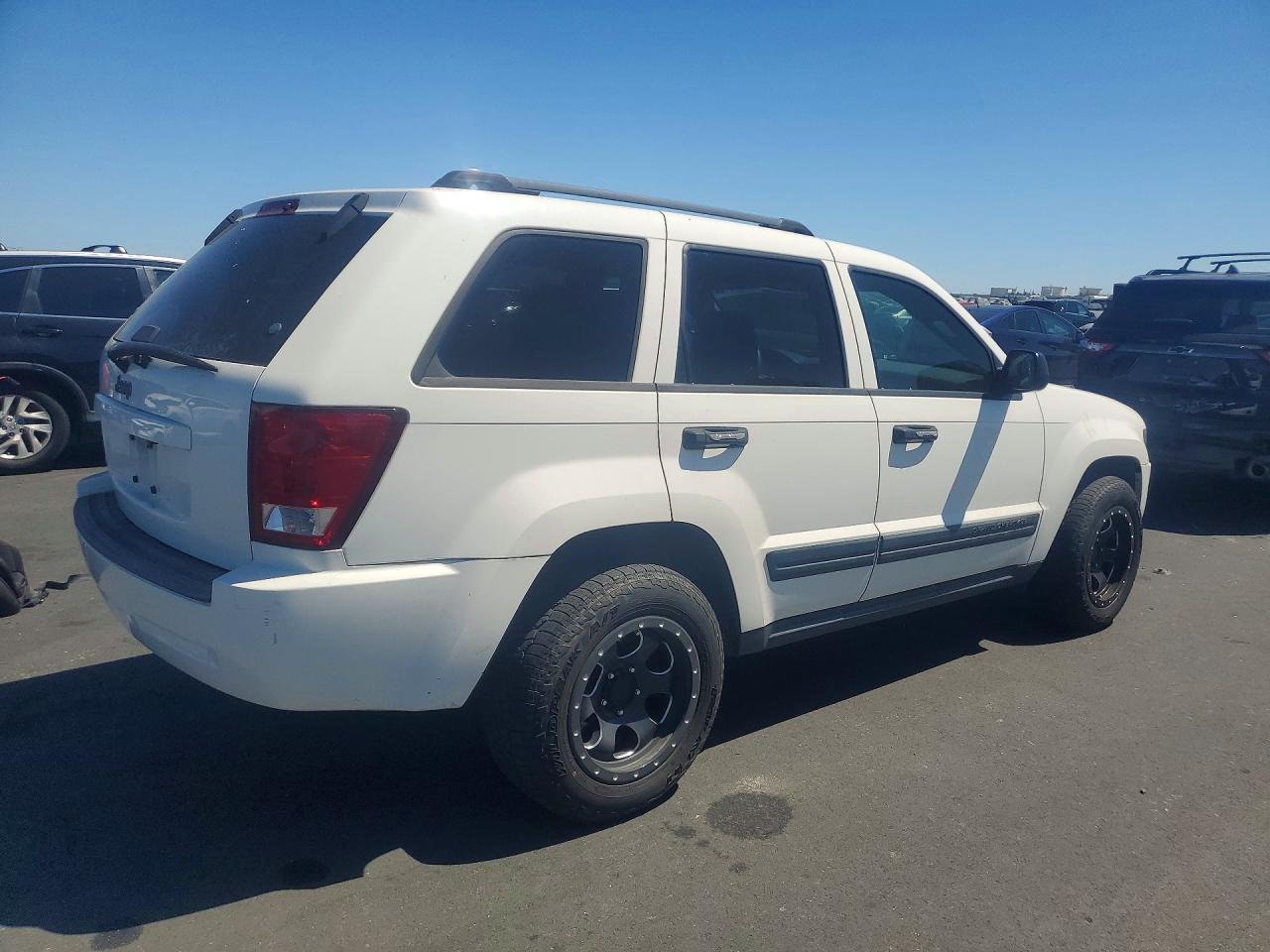 2006 Jeep Grand Cherokee Laredo White vin: 1J4GS48K46C291061