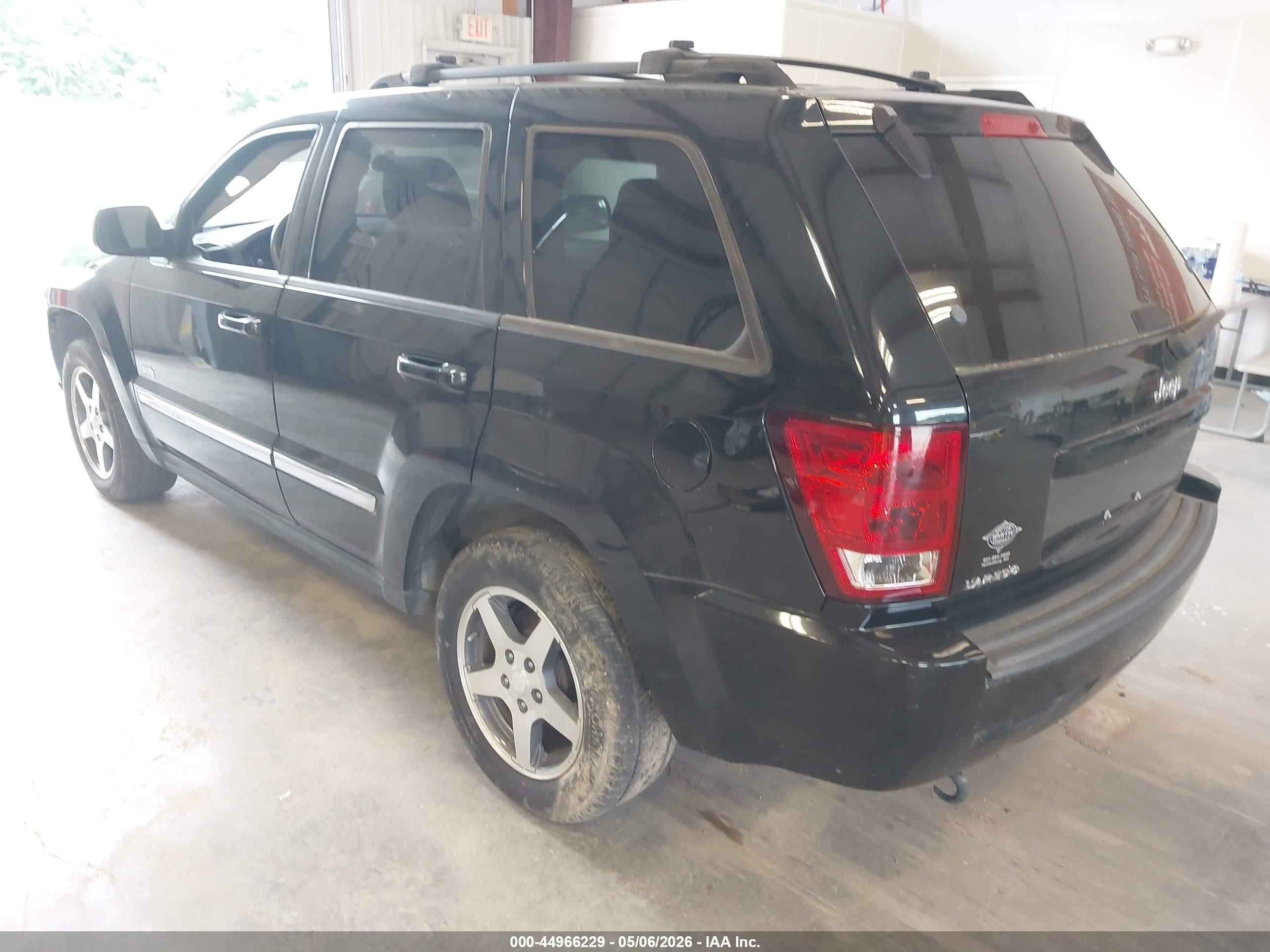 2006 Jeep Grand Cherokee Laredo Black vin: 1J4GS48K46C309509