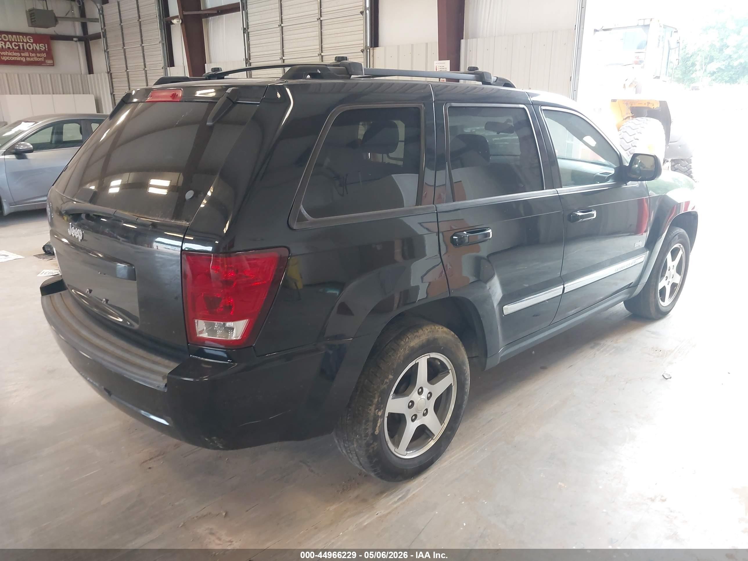 2006 Jeep Grand Cherokee Laredo Black vin: 1J4GS48K46C309509