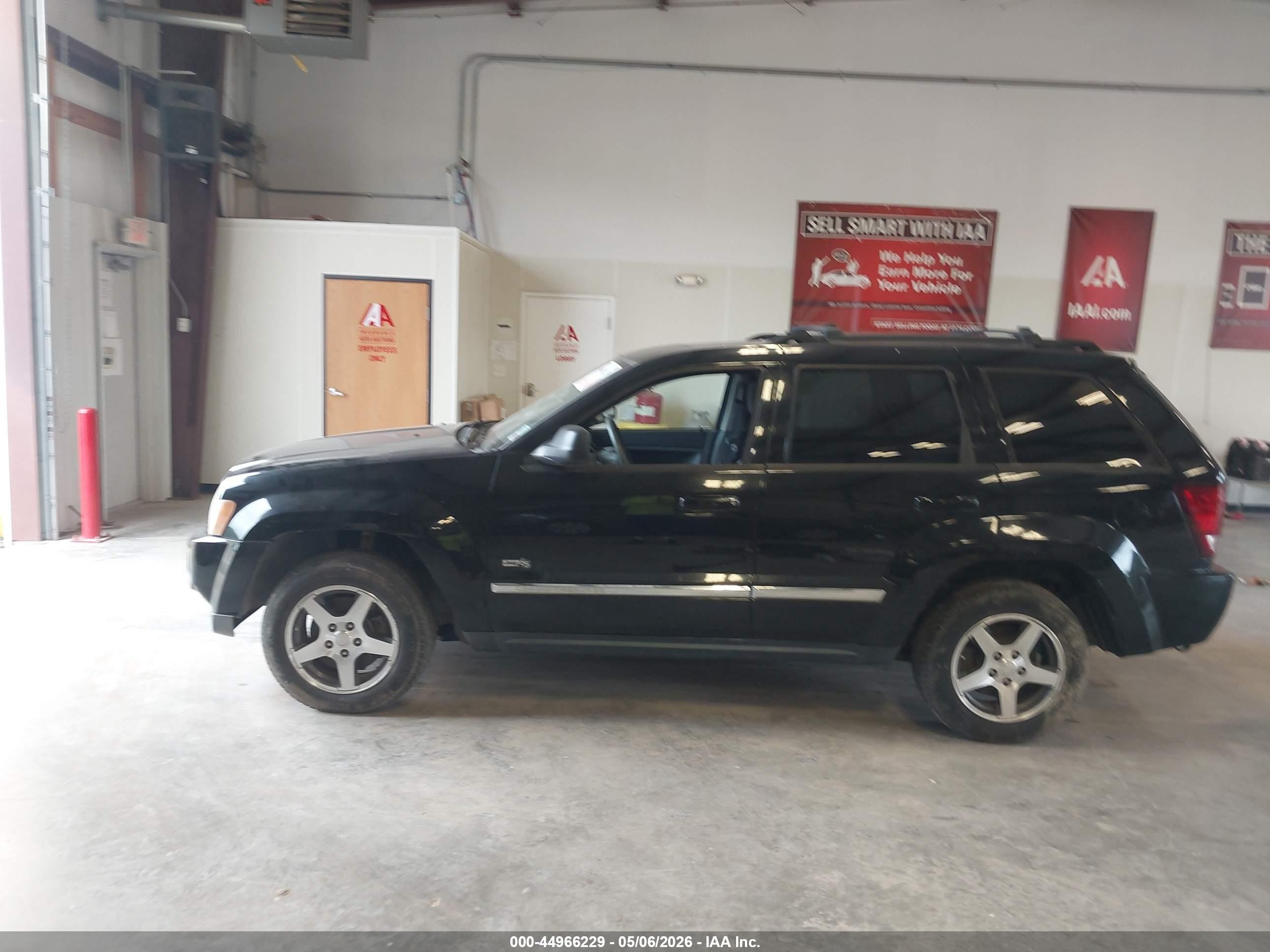 2006 Jeep Grand Cherokee Laredo Black vin: 1J4GS48K46C309509