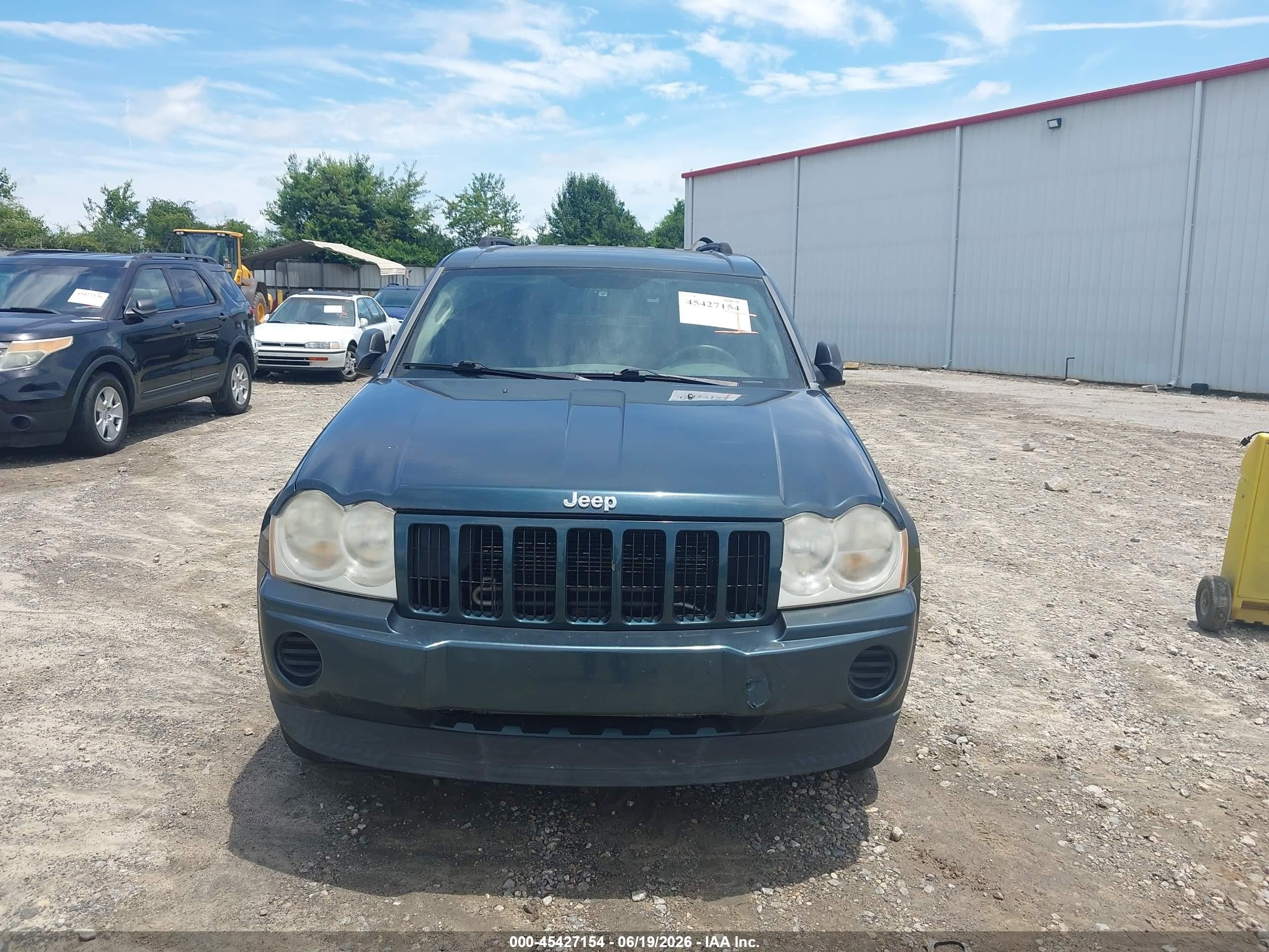 2006 Jeep Grand Cherokee Laredo Green vin: 1J4GS48K76C155488