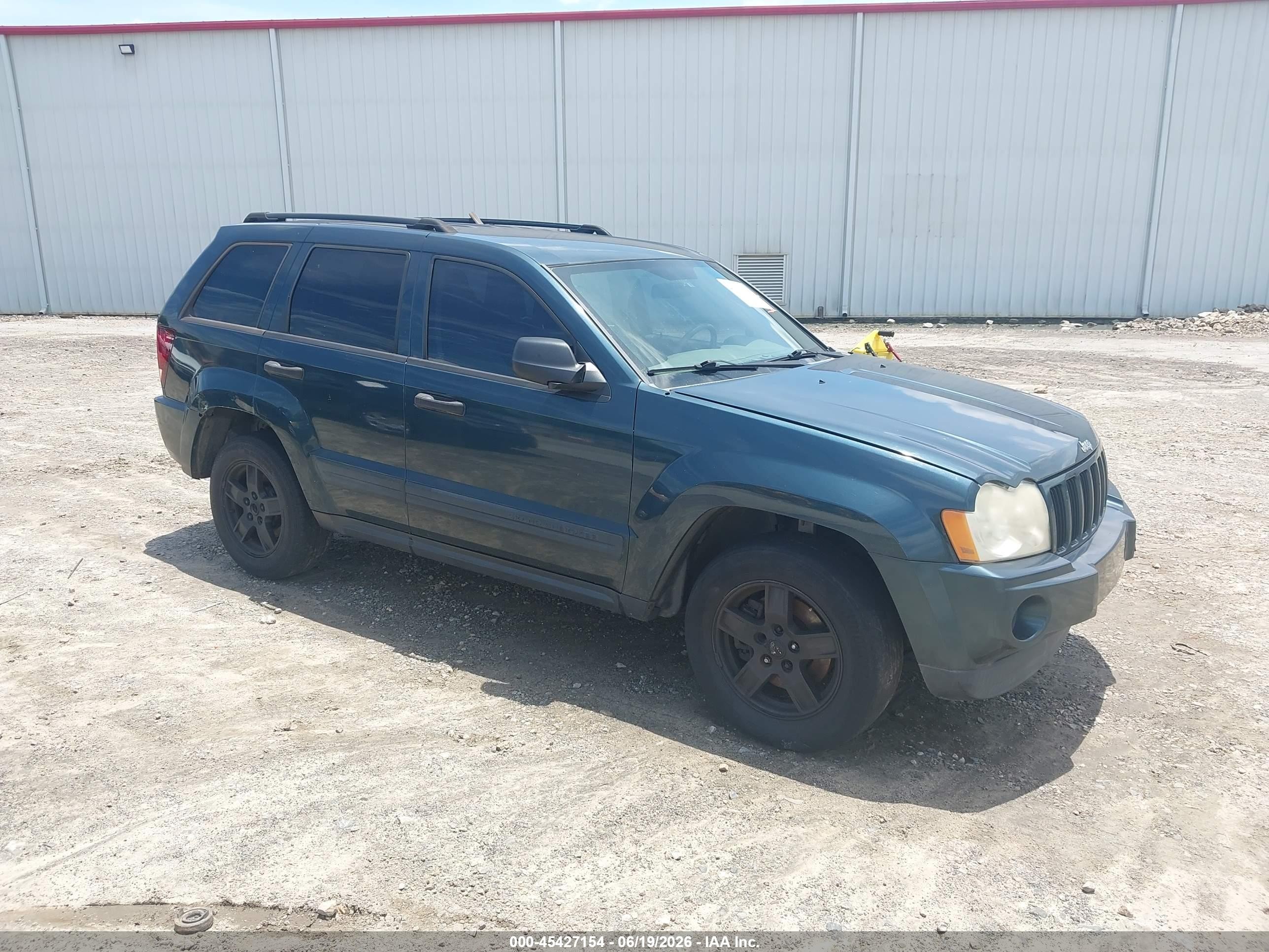 2006 Jeep Grand Cherokee Laredo Green vin: 1J4GS48K76C155488