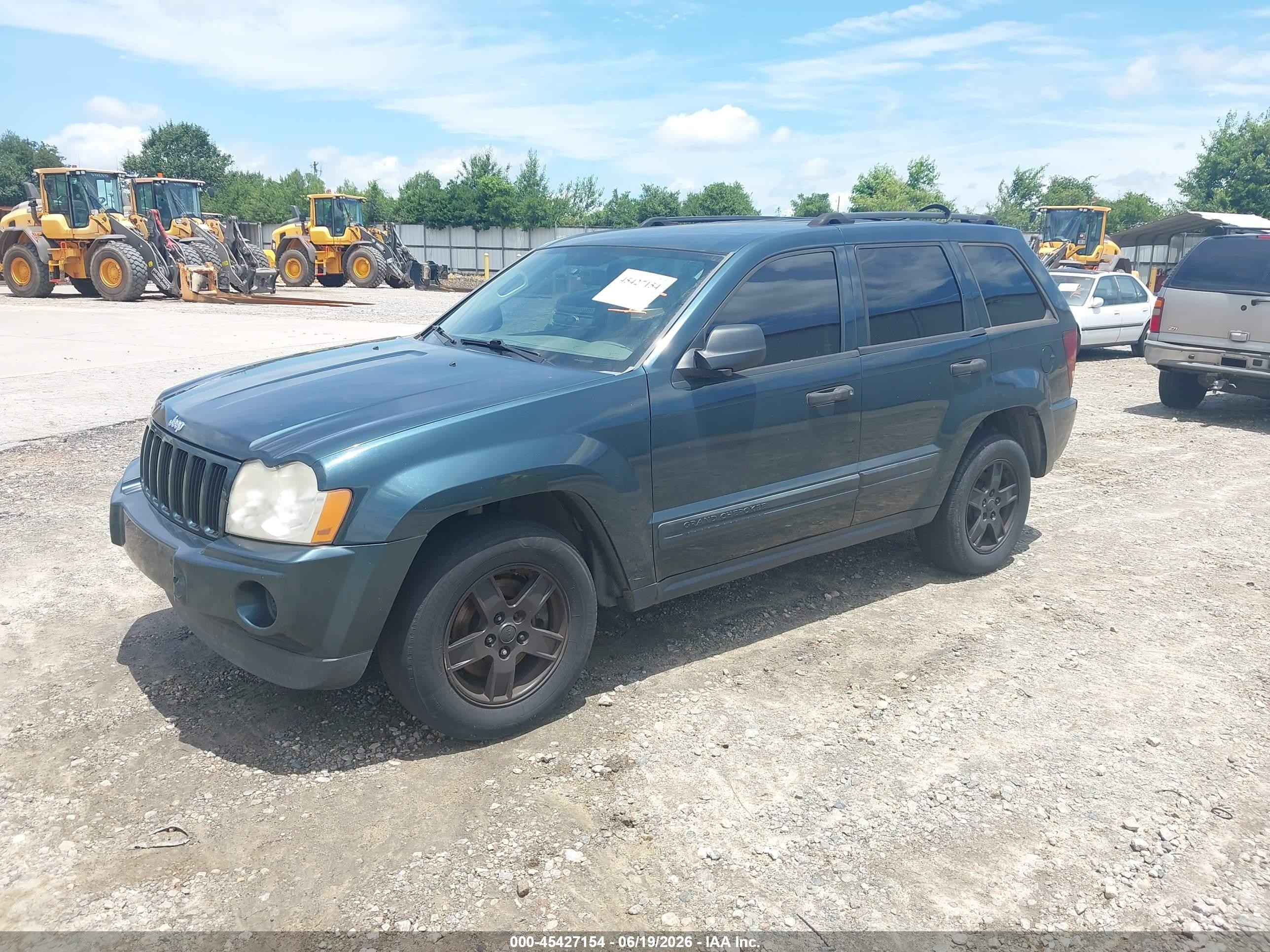2006 Jeep Grand Cherokee Laredo Green vin: 1J4GS48K76C155488