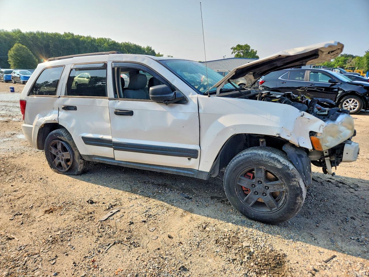 2006 Jeep Grand Cherokee Laredo White vin: 1J4GS48K86C243708